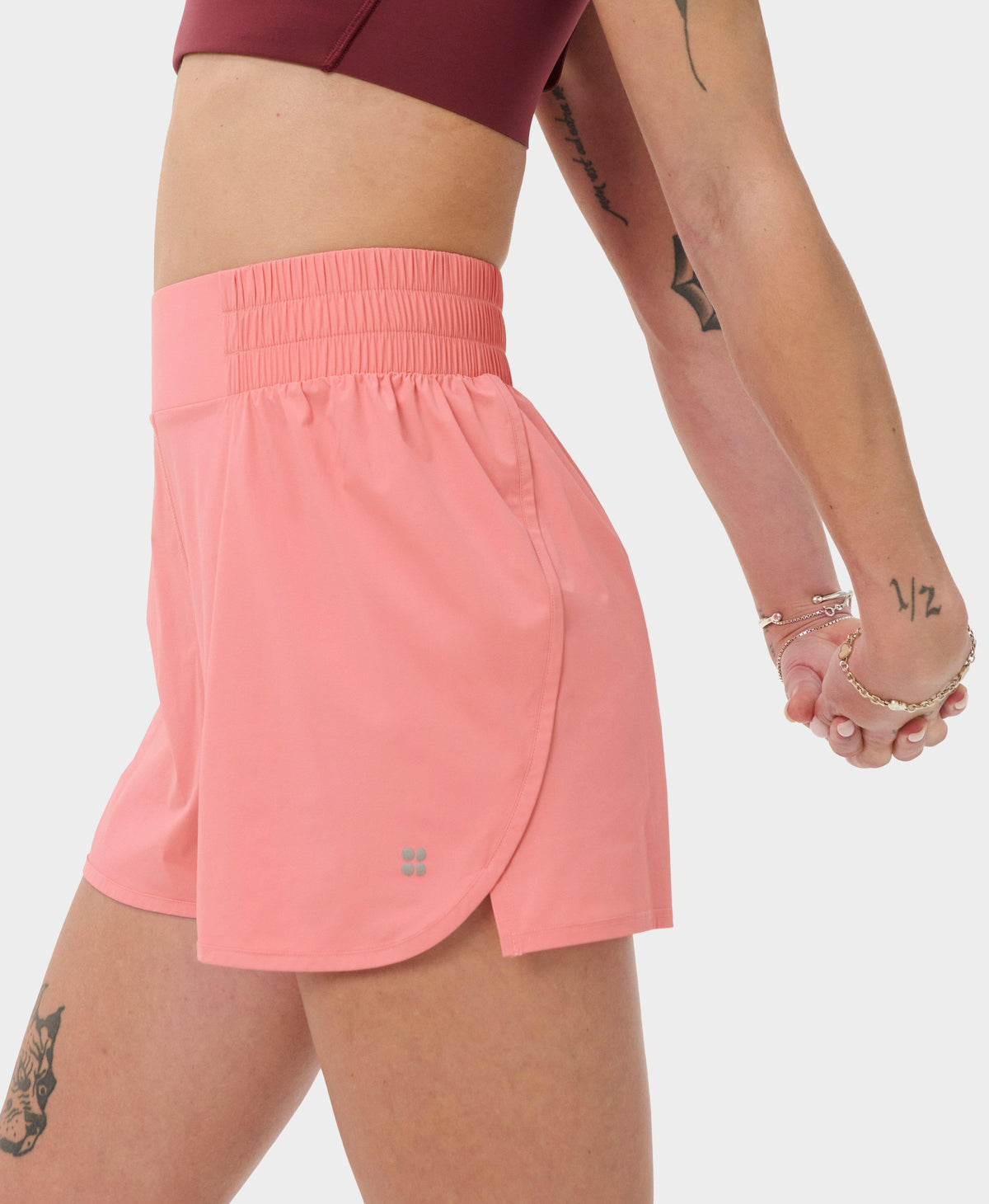 Running Shell Shorts - Melrose Pink - 6" Inseam
