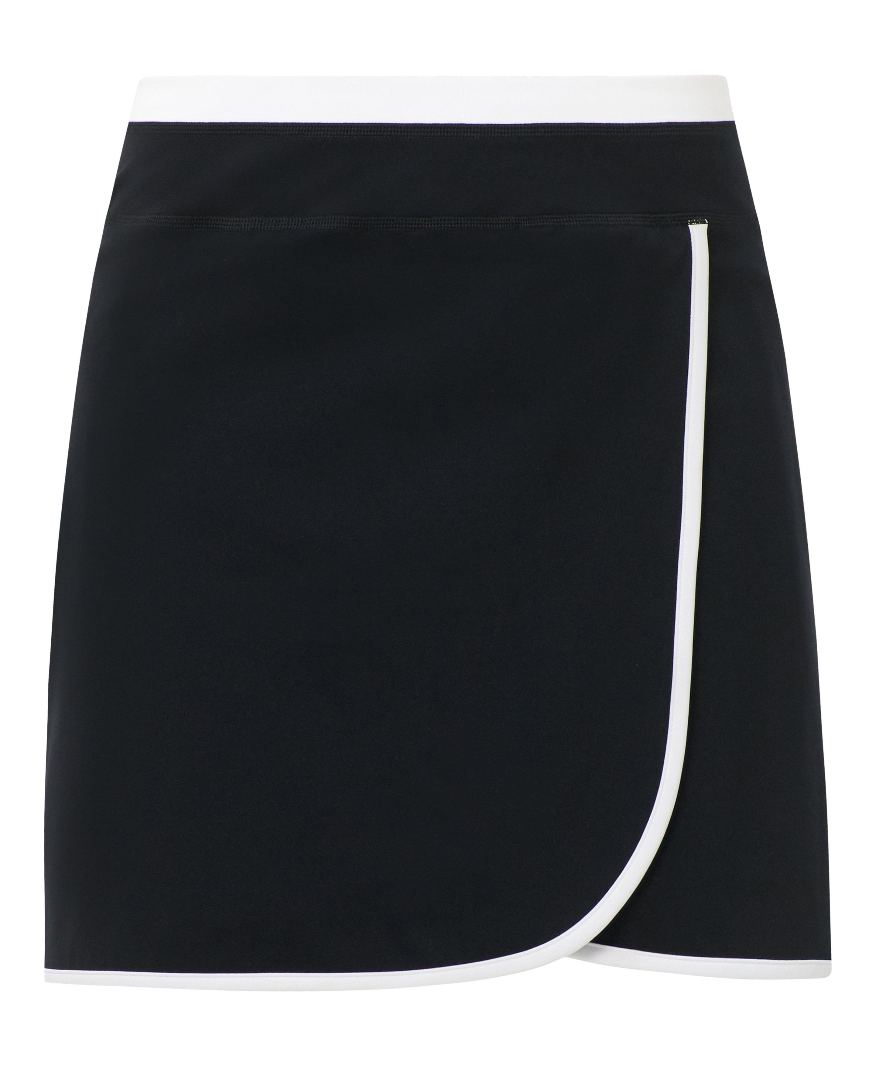Tennis Skort - Black White - Shorts