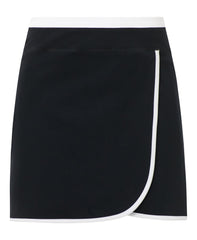 Tennis Skort - Black White - Shorts