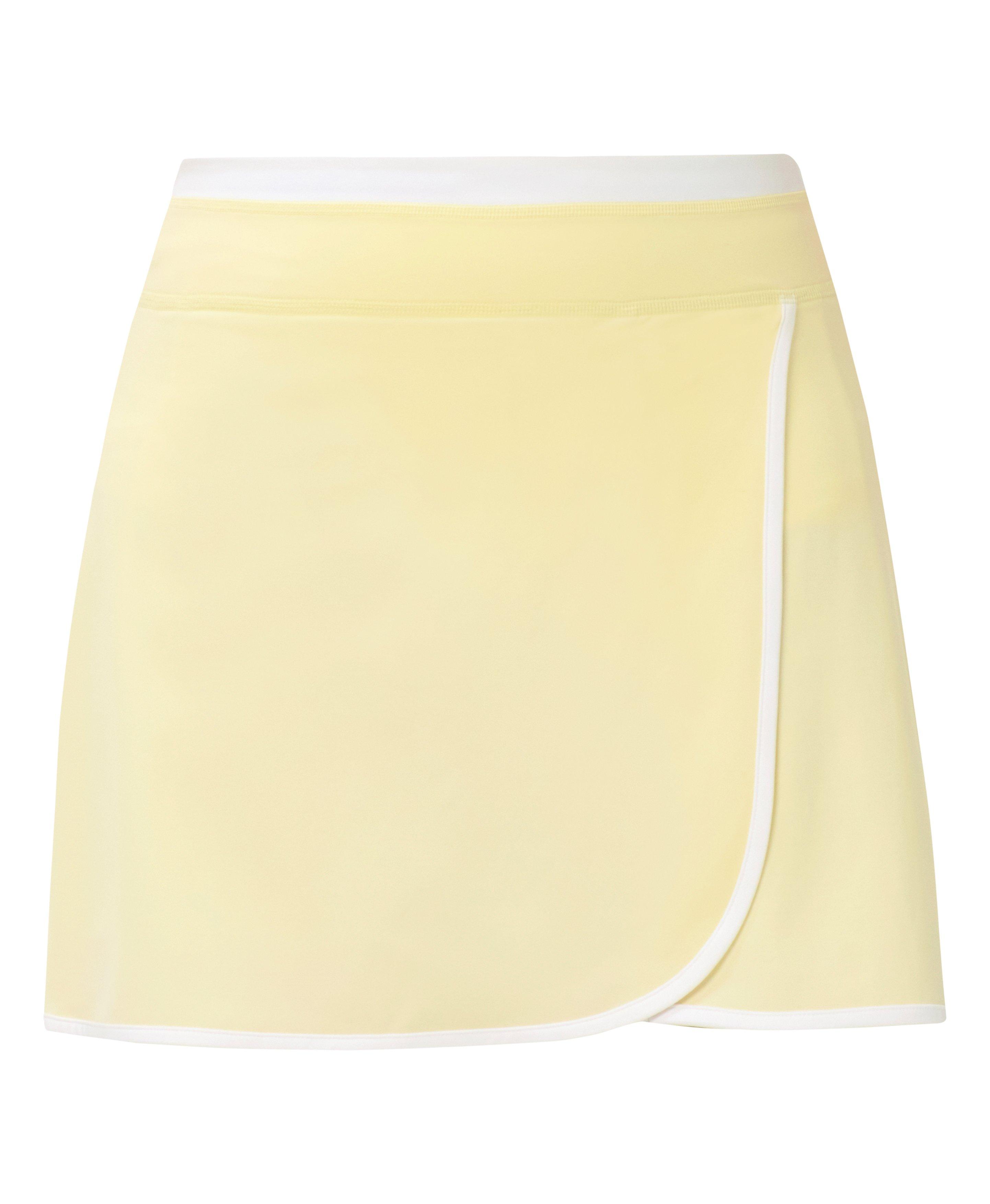 Tennis Skort - Butterscotch Yellow White - Shorts