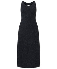 Explorer Back Detail Midi Dress - Black Ink Leopard Print