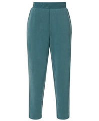 Sand Wash Rib Mix Tapered Track Pants - Deep Green