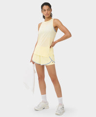 Burnout Stripe Run Tank - Butterscotch Yellow