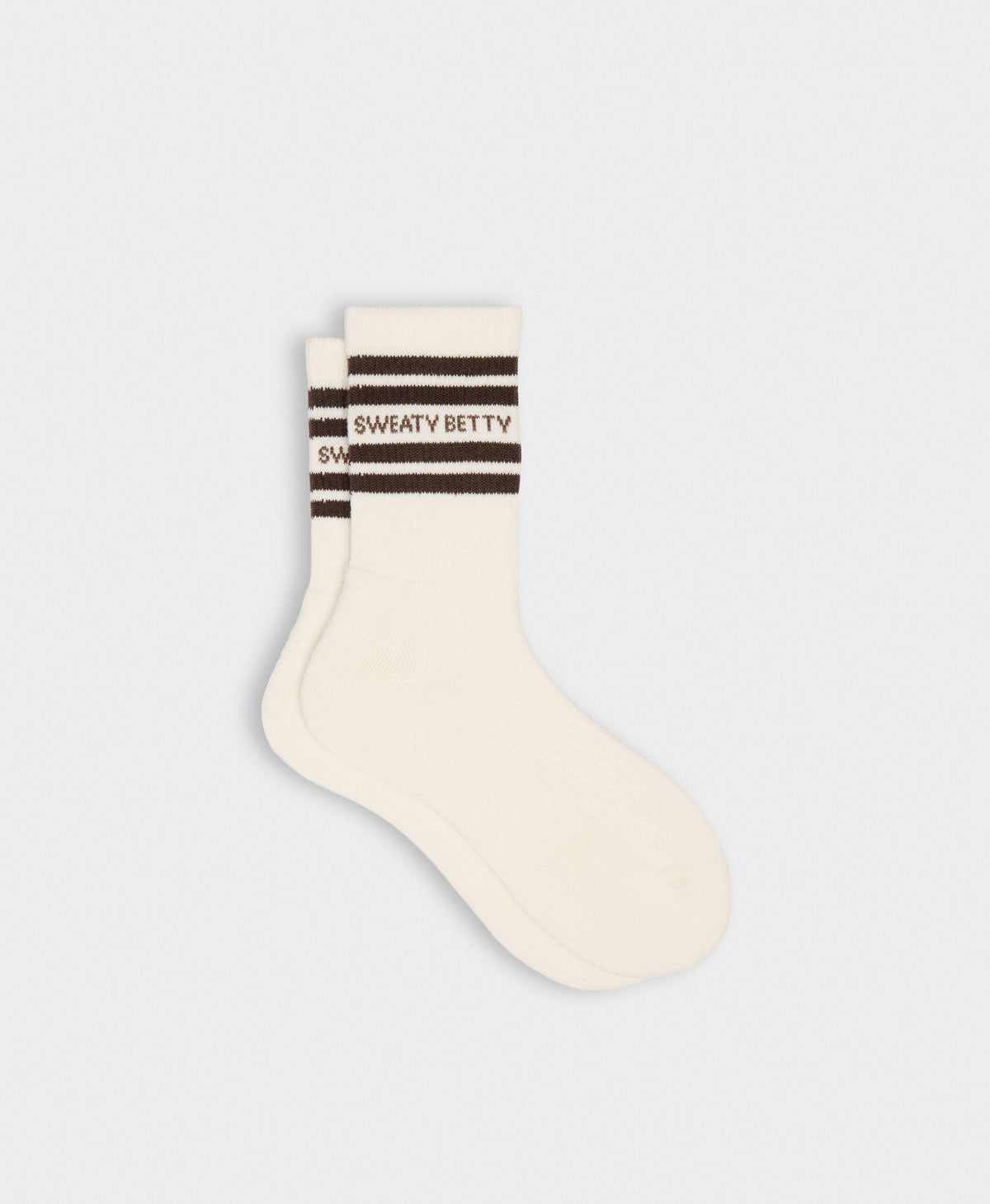 Varsity Slogan Socks - Espresso Brown