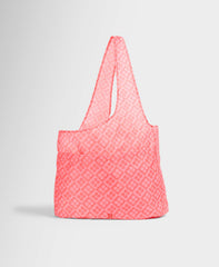 Packable Tote Bag - Pink SB Dot Print