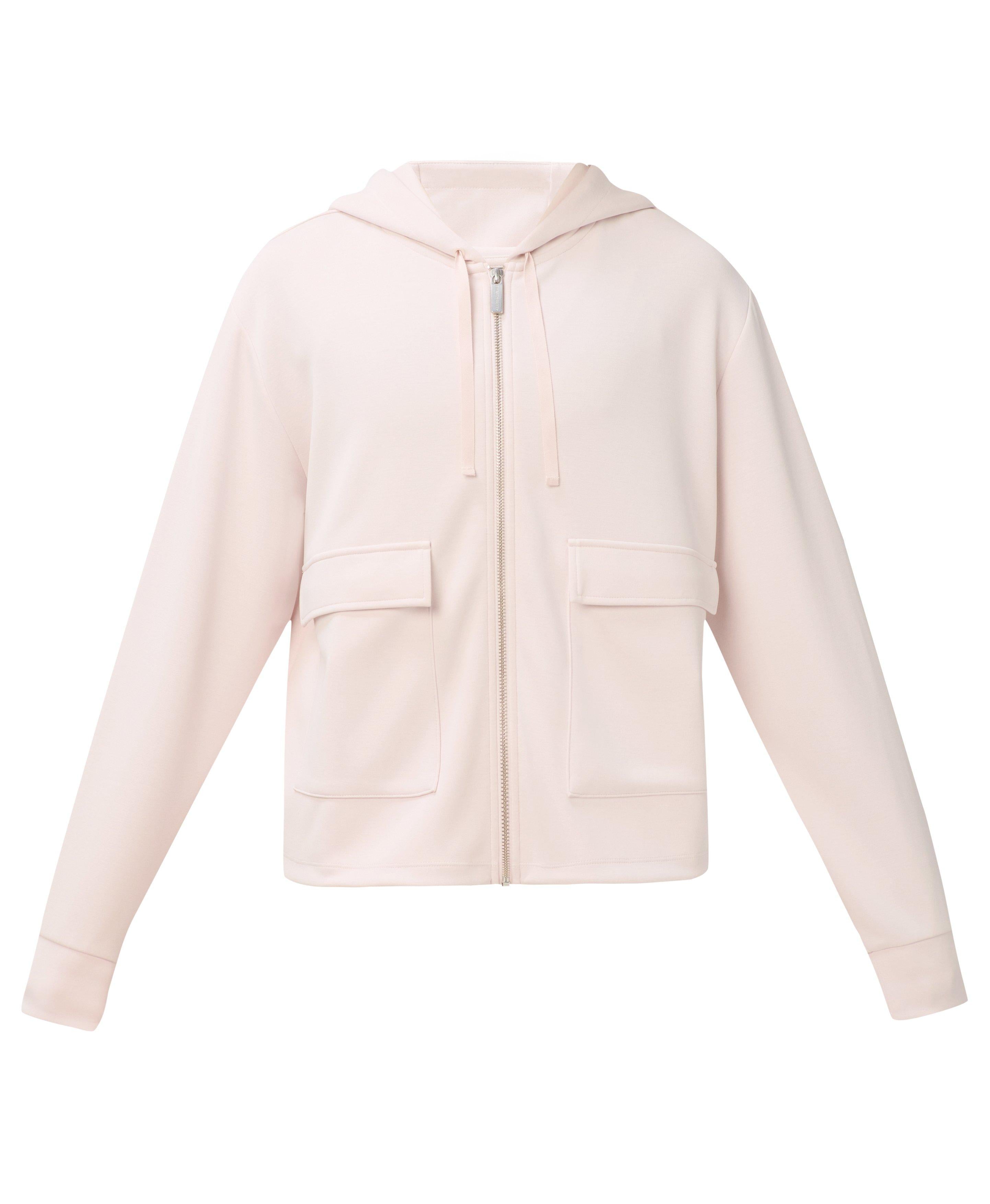 Sand Wash CloudWeight Zip-Up Hoodie - Sundust Pink