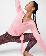 Soft Flow Studio Wear Your Way Long Sleeve Tee - Deco Pink
