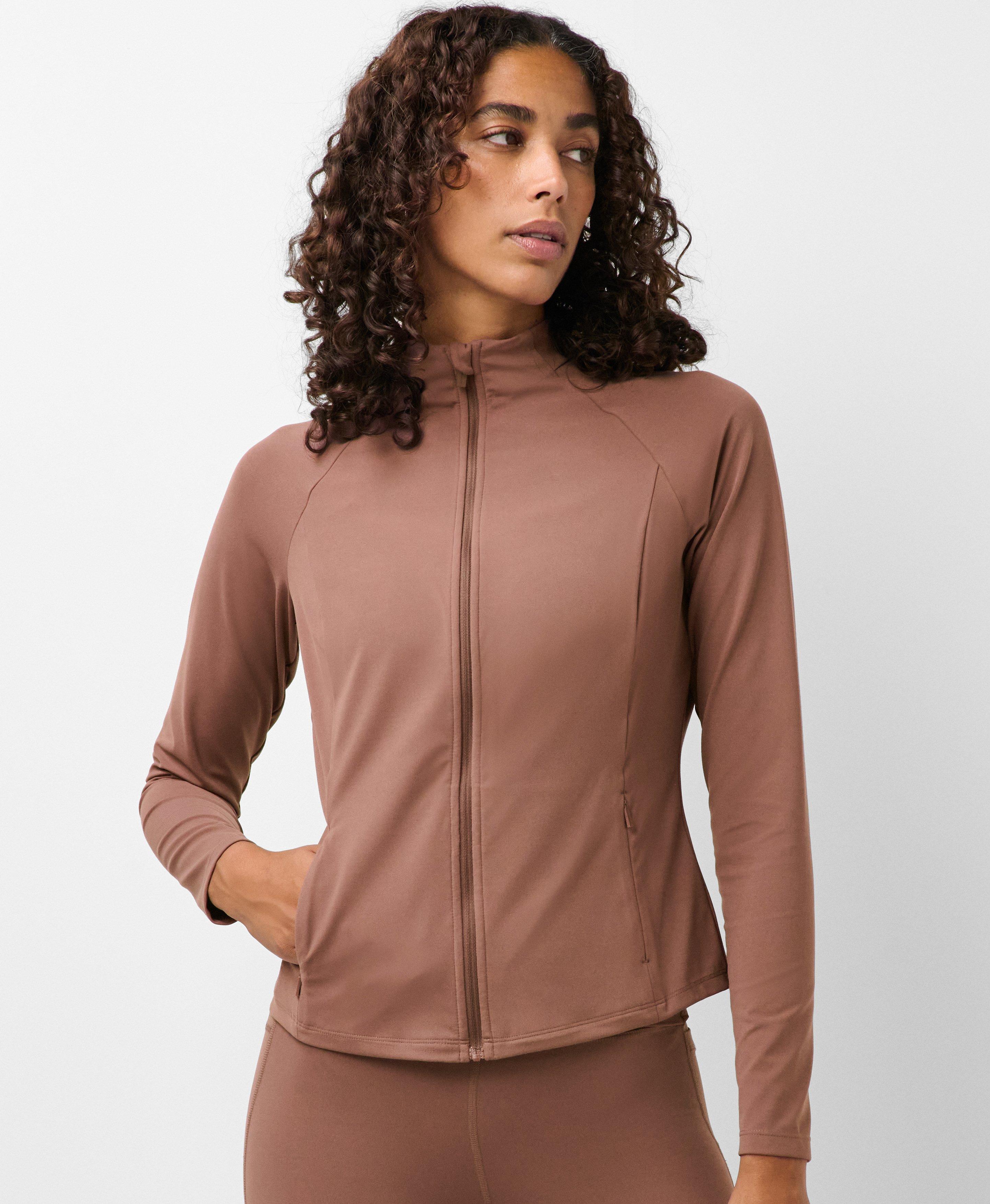 Ultimate Studio Zip-Up - Chestnut Brown
