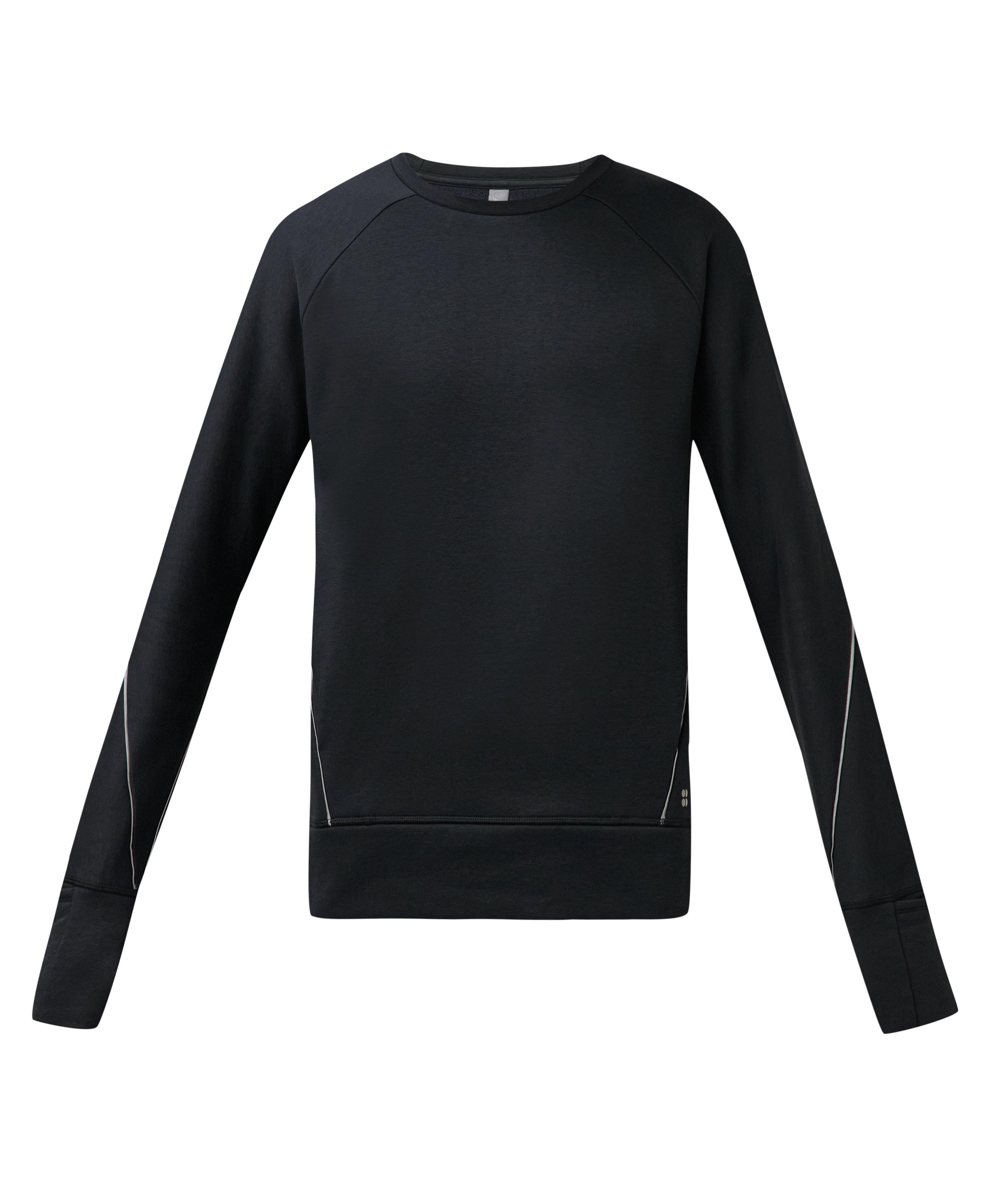 Tempo Train Adjustable Crew Neck Sweatshirt - Black