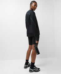 Tempo Train Adjustable Crew Neck Sweatshirt - Black