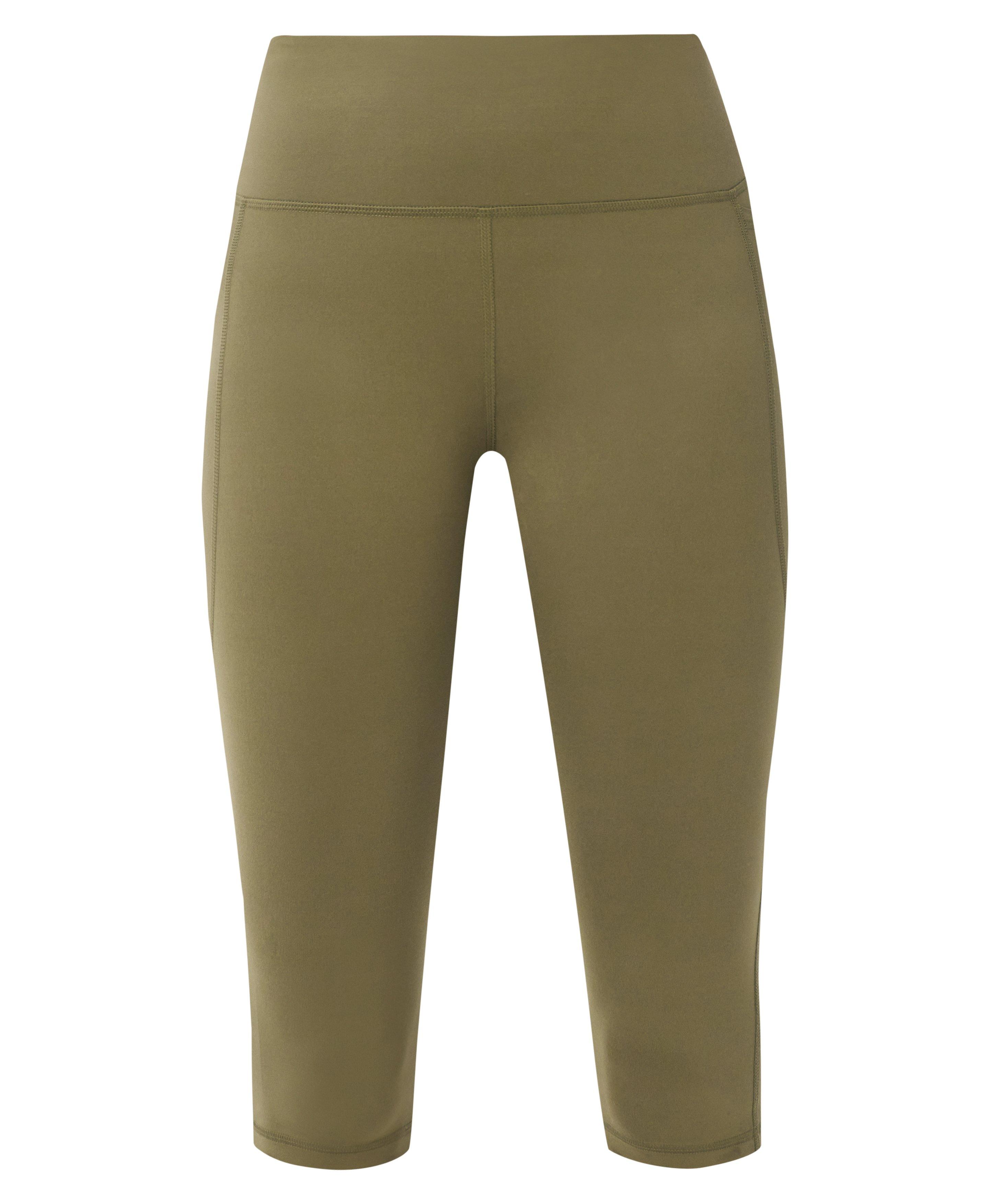 Ultimate Studio Yoga Capri Legging - Khaki Brown - Capri