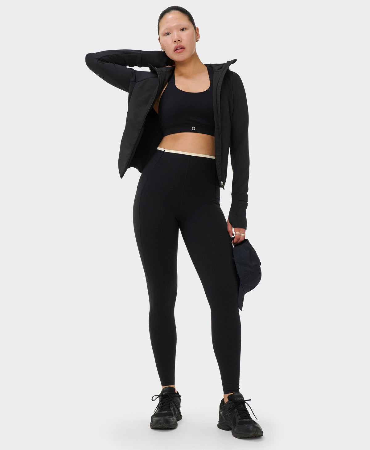 Power UltraSculpt Laser Cut Leggings - Black - Full Length