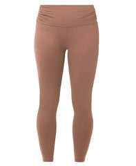 Ultimate Studio Ruched Leggings - Chestnut Brown - Full Length