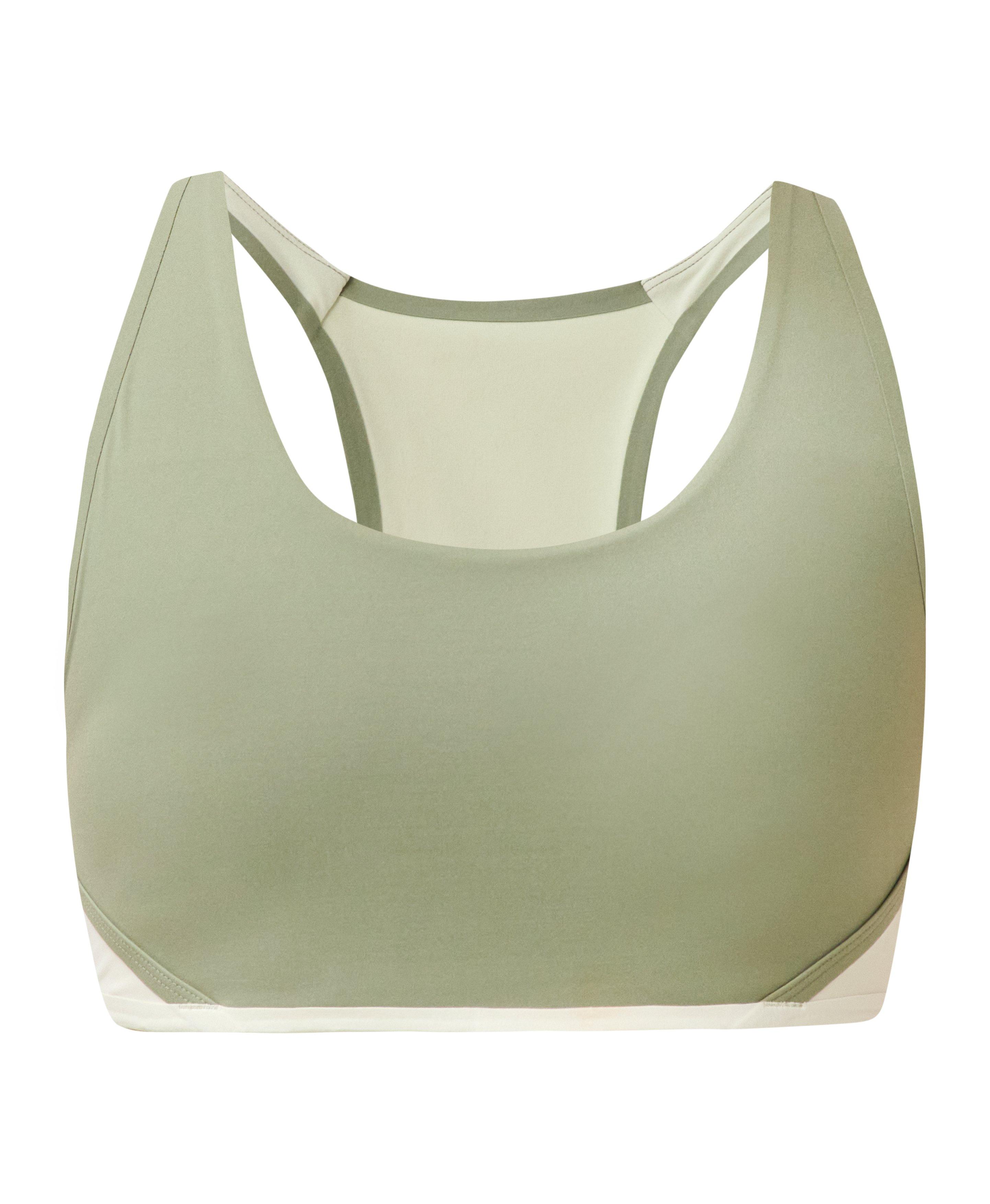 Power Racerback Wrap Sports Bra - Bracken Green Pastel Green