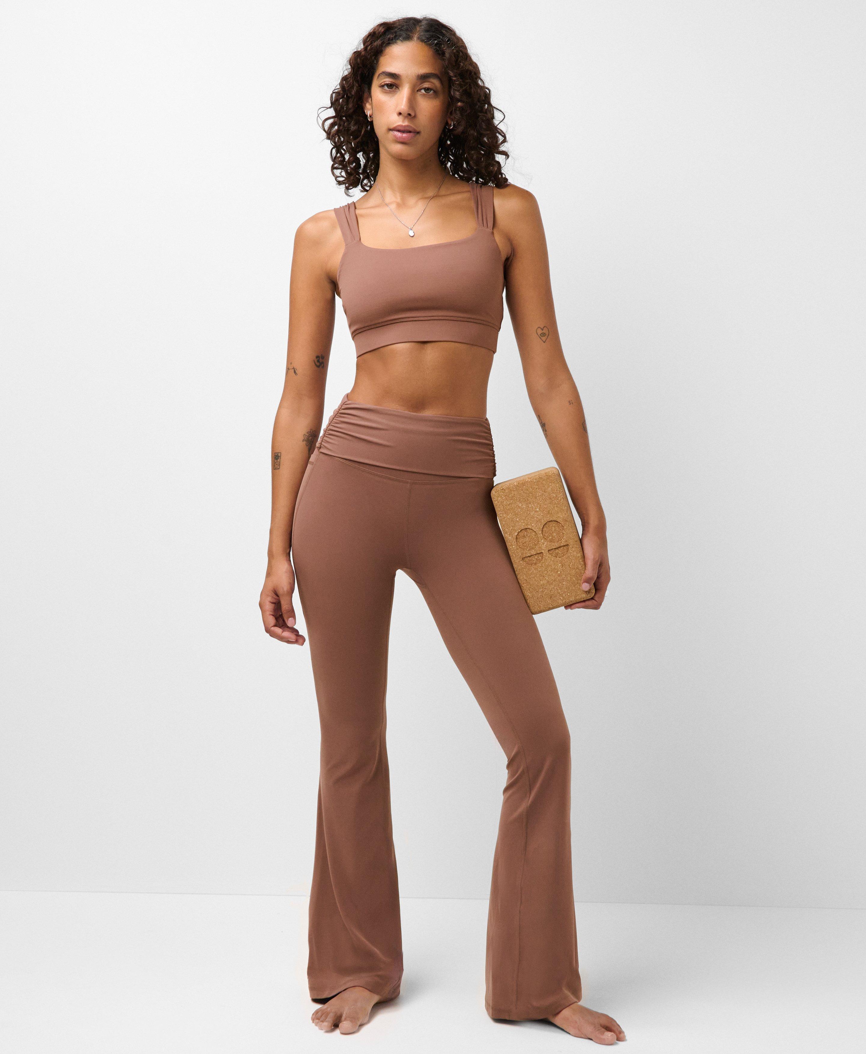 Ultimate Studio Ruched Bra - Chestnut Brown