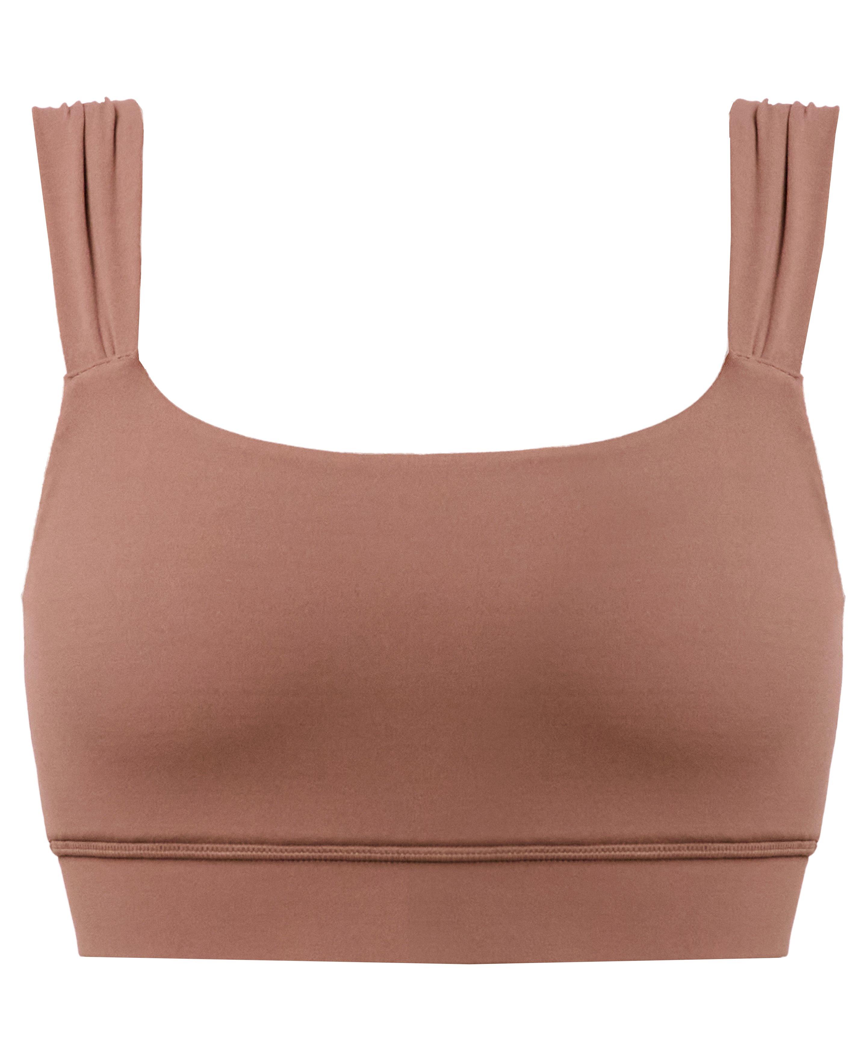 Ultimate Studio Ruched Bra - Chestnut Brown