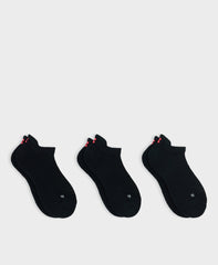 Workout Sneaker Socks 3 Pack - Black