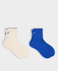 Crew Running Socks 2 Pack - Prussian Blue French Navy Blue