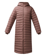 Nimbus Lightweight Longline Puffer - Chestnut Brown