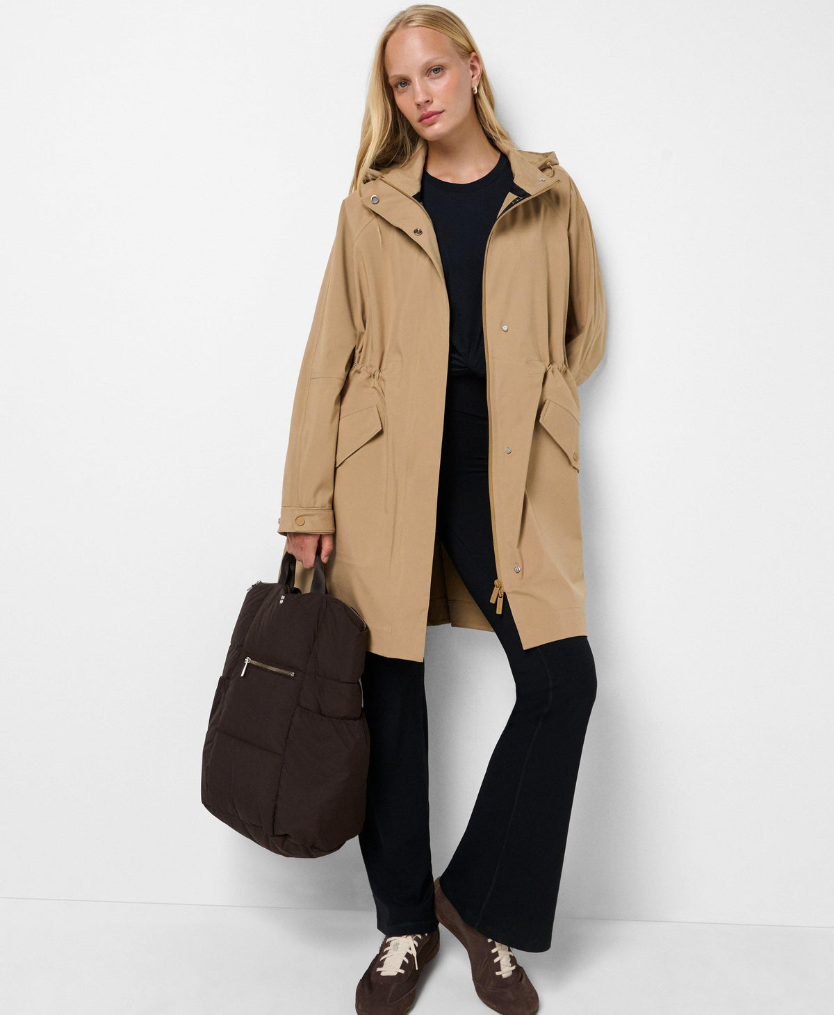 Motion Waterproof Mid Parka - Golden Beige