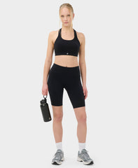 Power 9" Biker Shorts - Black - 9" Inseam