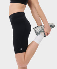 Power 9" Biker Shorts - Black - 9" Inseam