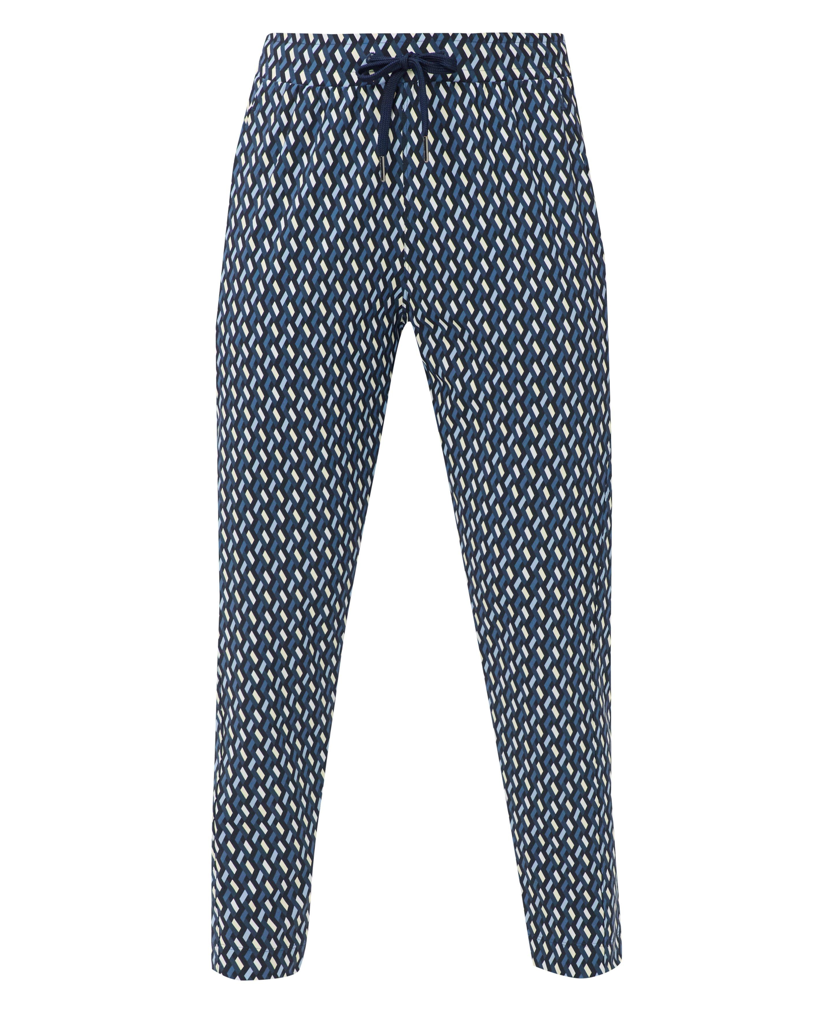 Explorer Pants - Blue Linked Geo Print