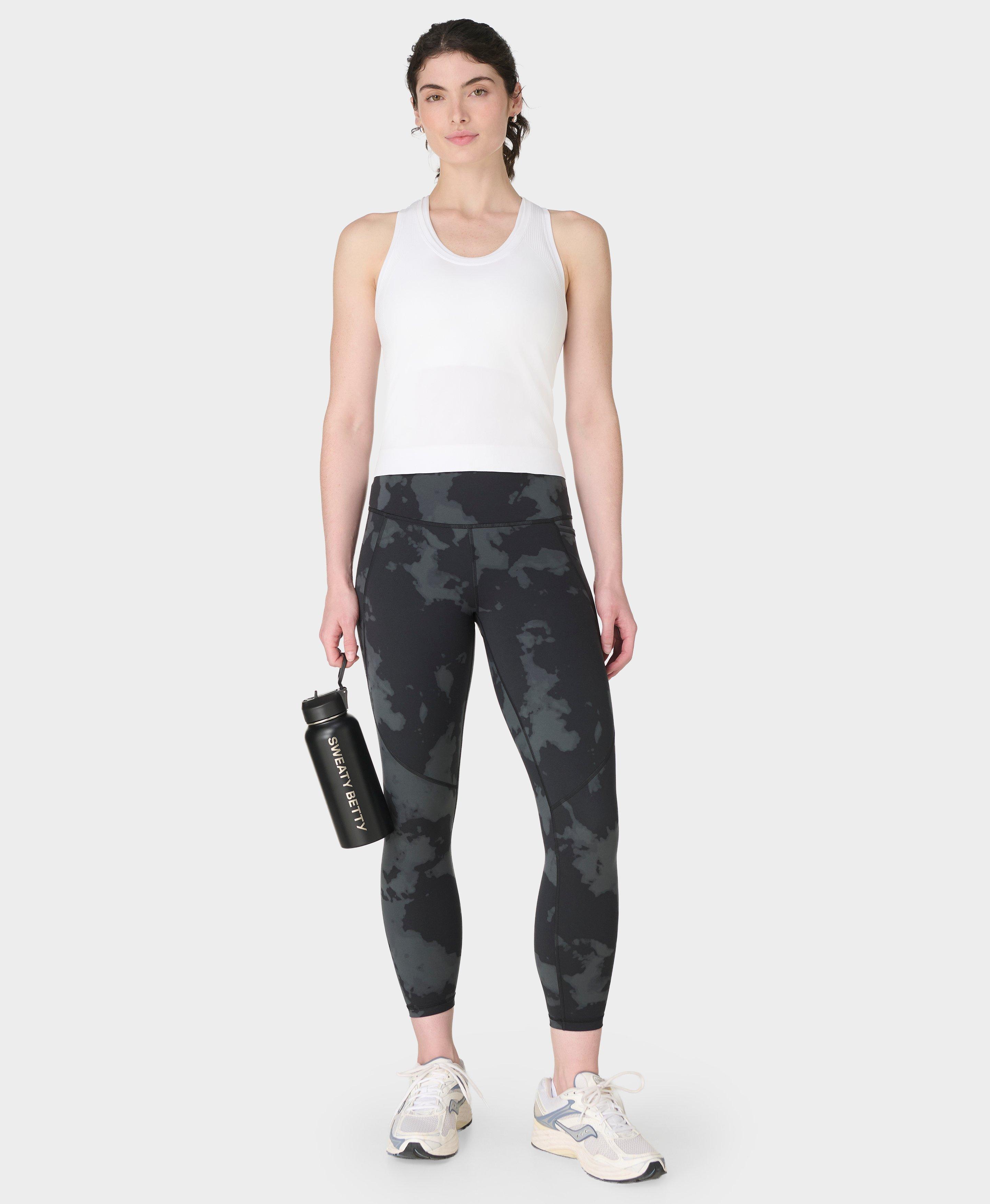 Power 7/8 Workout Leggings - Nori Green - 7/8 Length