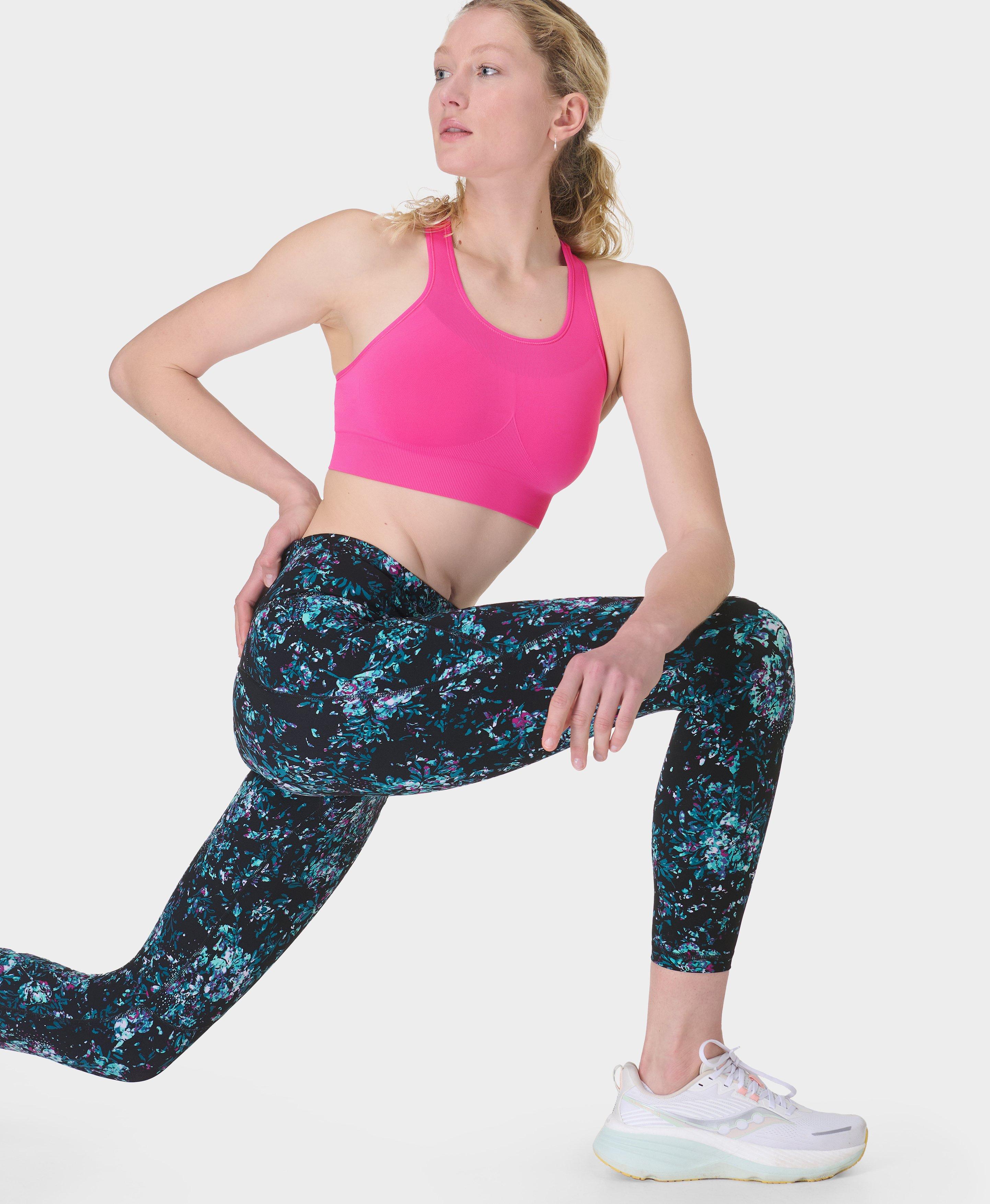 Power 7/8 Workout Leggings - Navy Blue - 7/8 Length