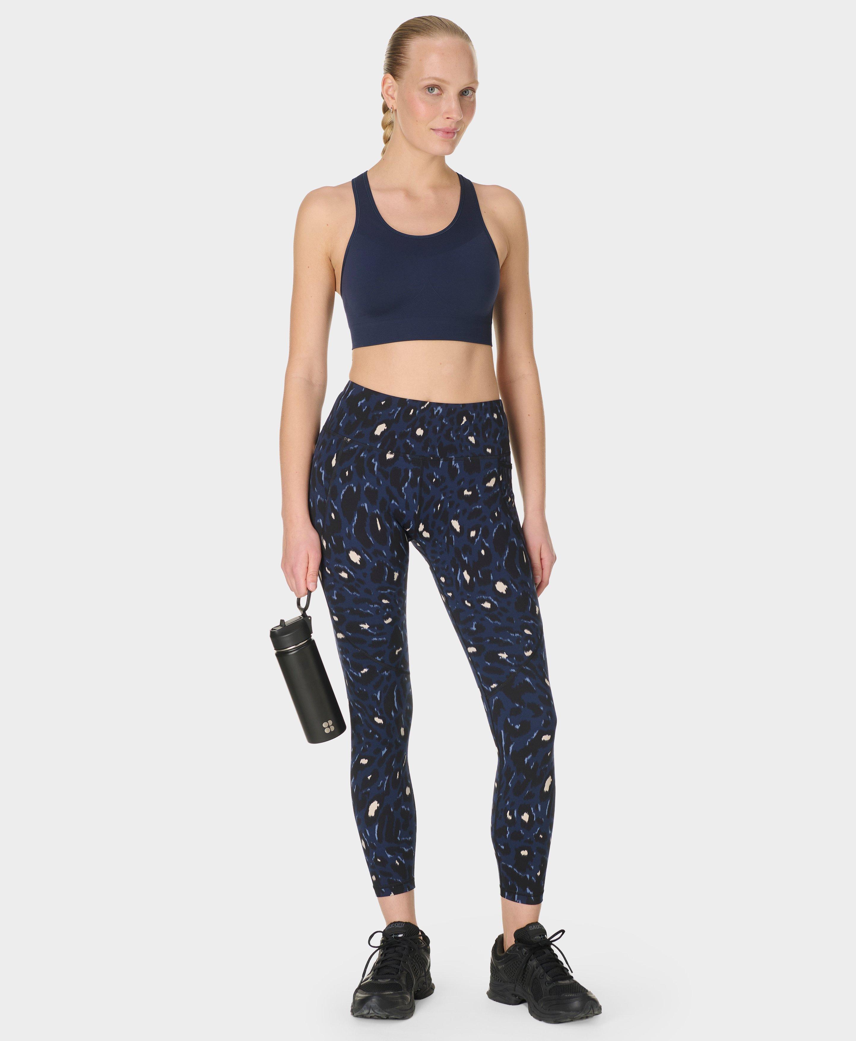 Power 7/8 Workout Leggings - Faded Blue - 7/8 Length