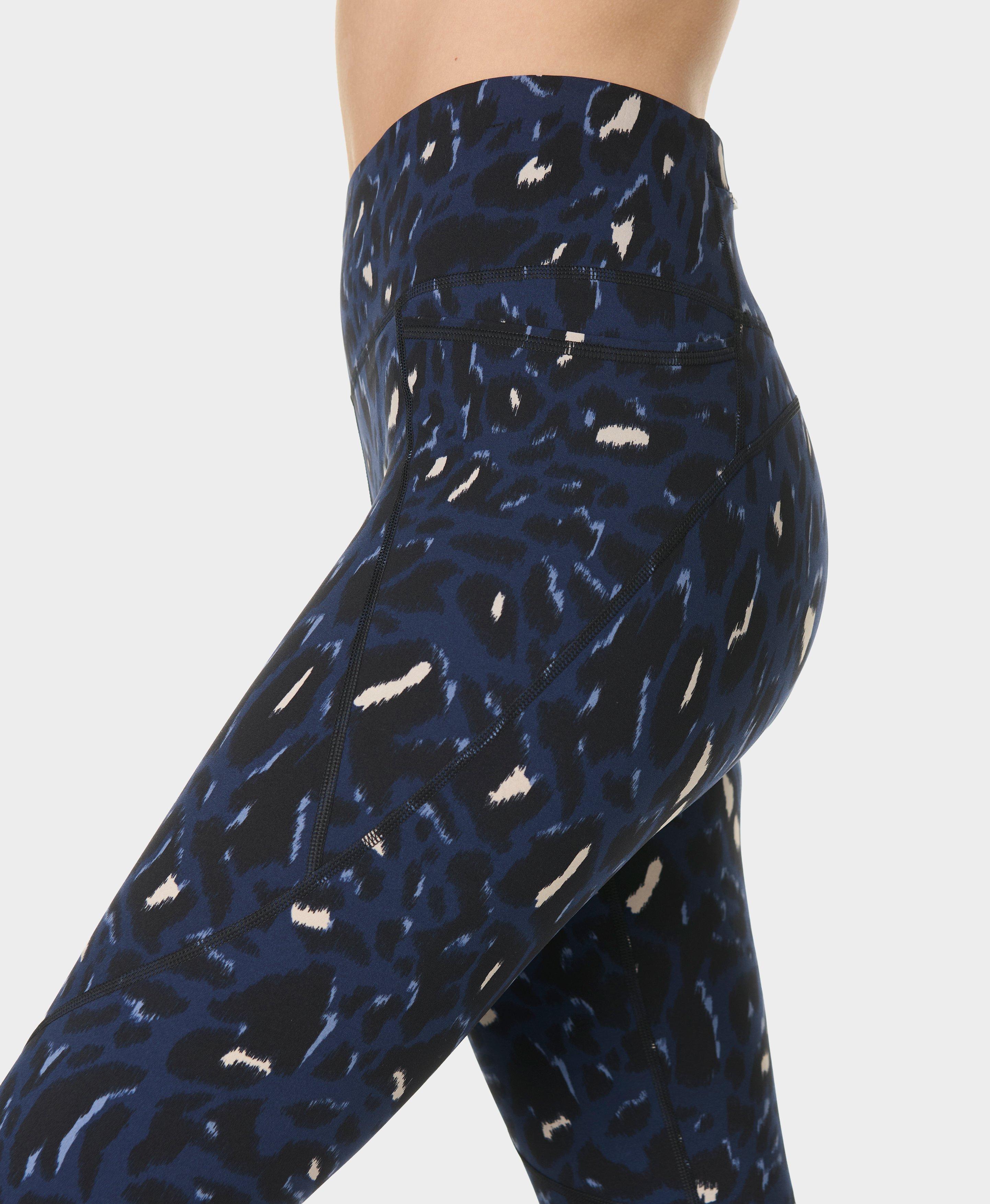 Power 7/8 Workout Leggings - Red Landmark Print - 7/8 Length