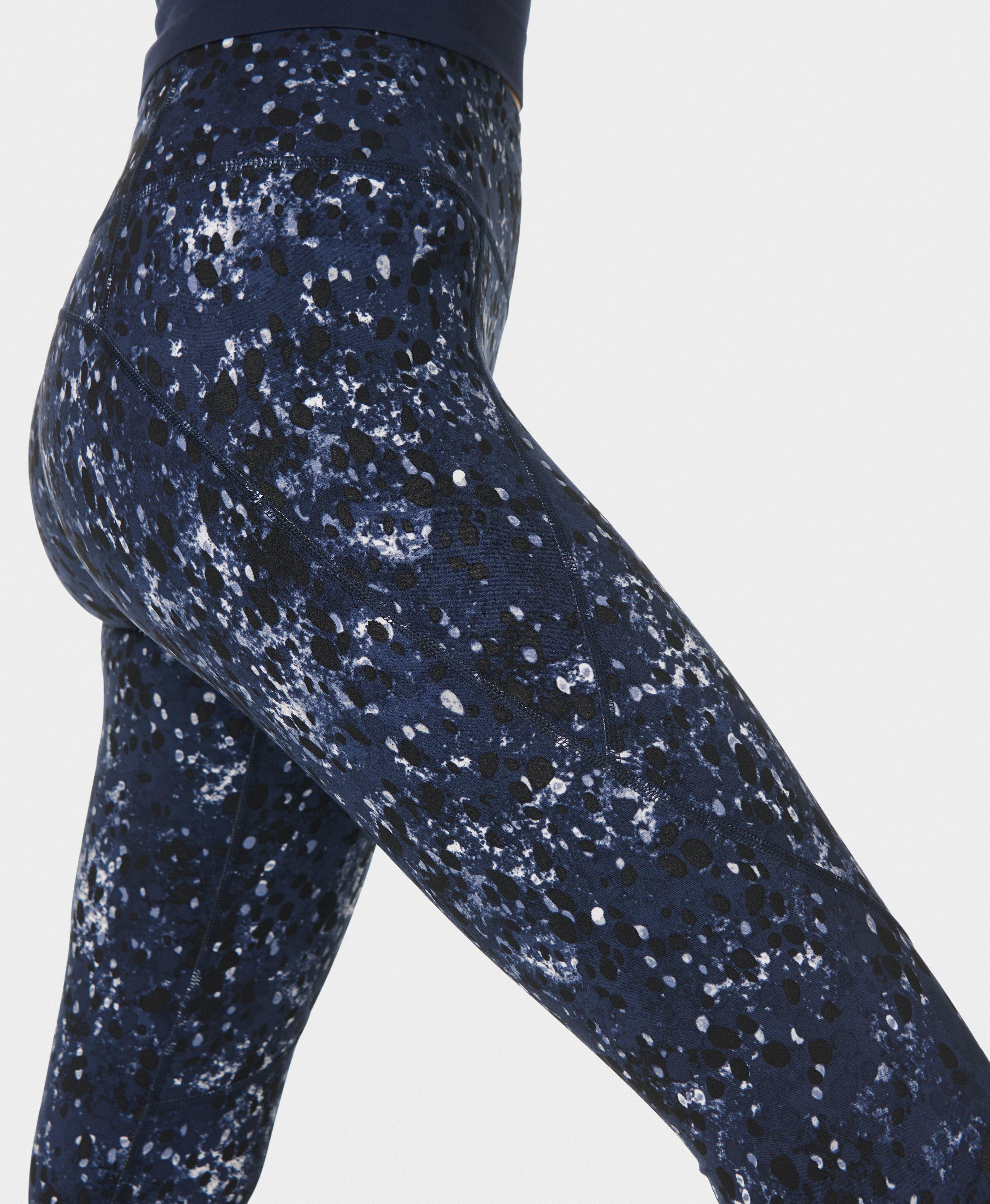 Power 7/8 Workout Leggings - DarkDecoPink - 7/8 Length