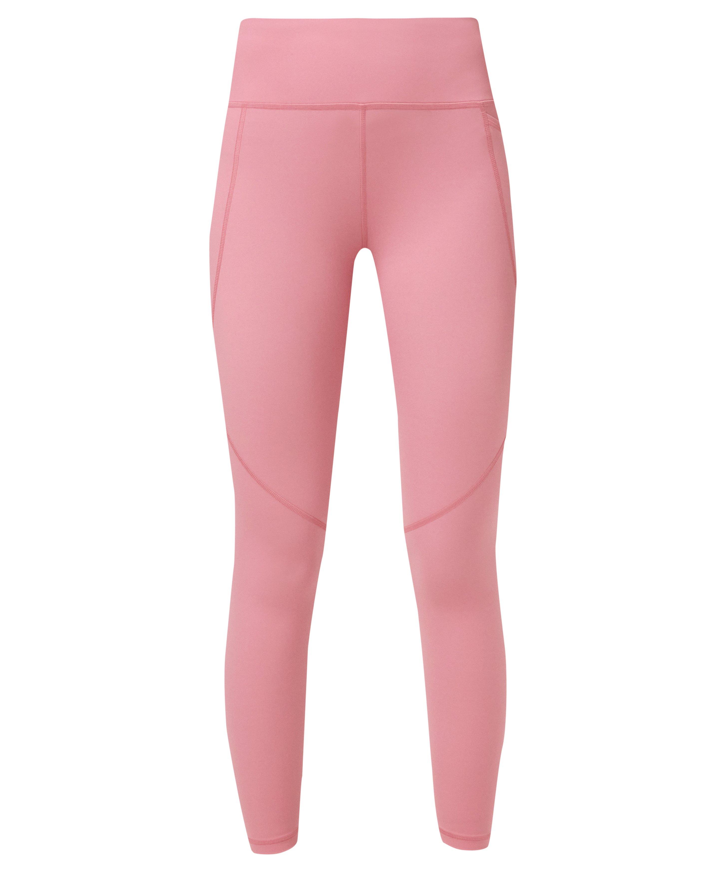 Power Workout Leggings - DarkDecoPink - Full Length
