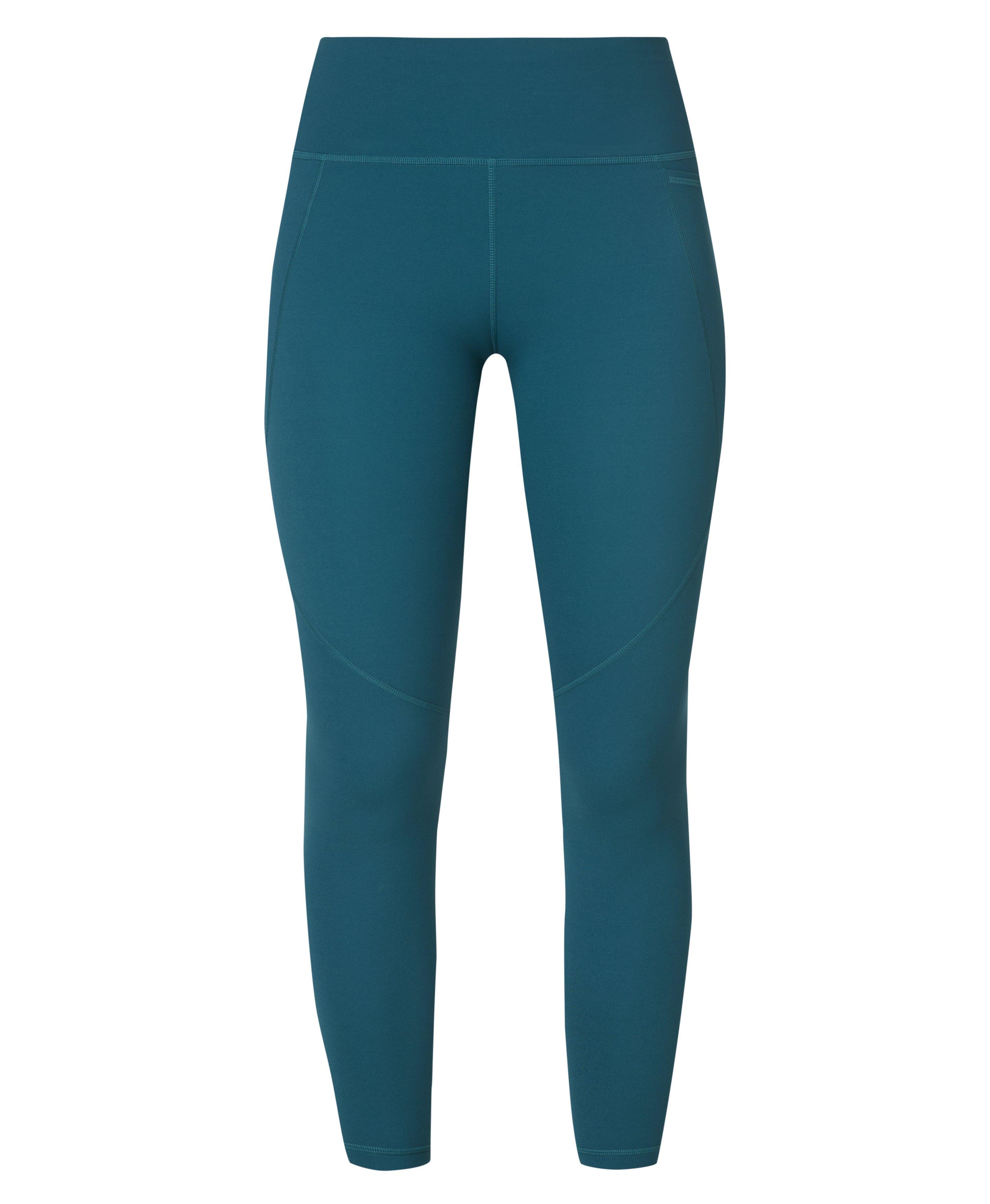 Power 7/8 Workout Leggings - Deep Green - 7/8 Length