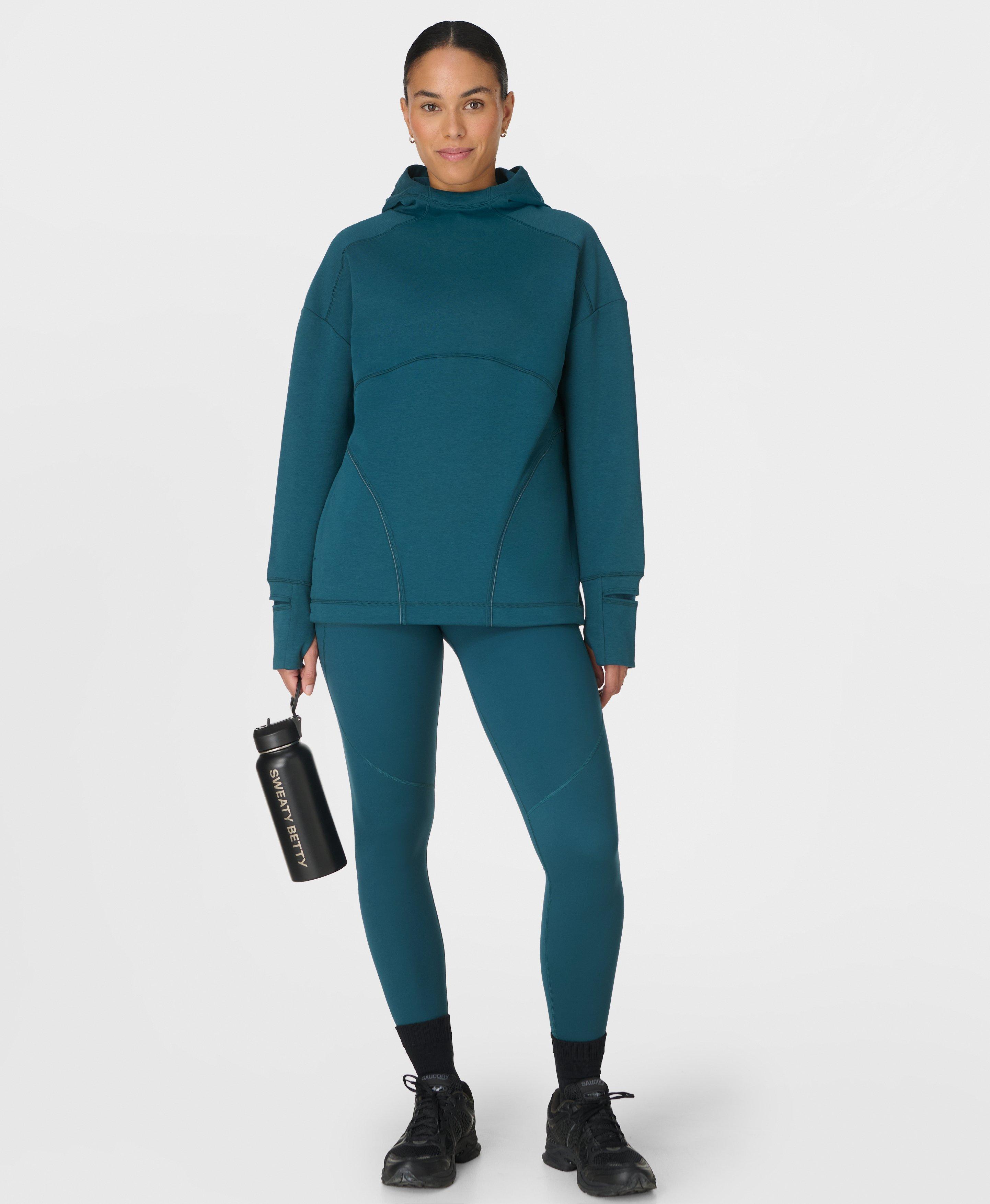 Power Workout Leggings - Deep Green - Full Length