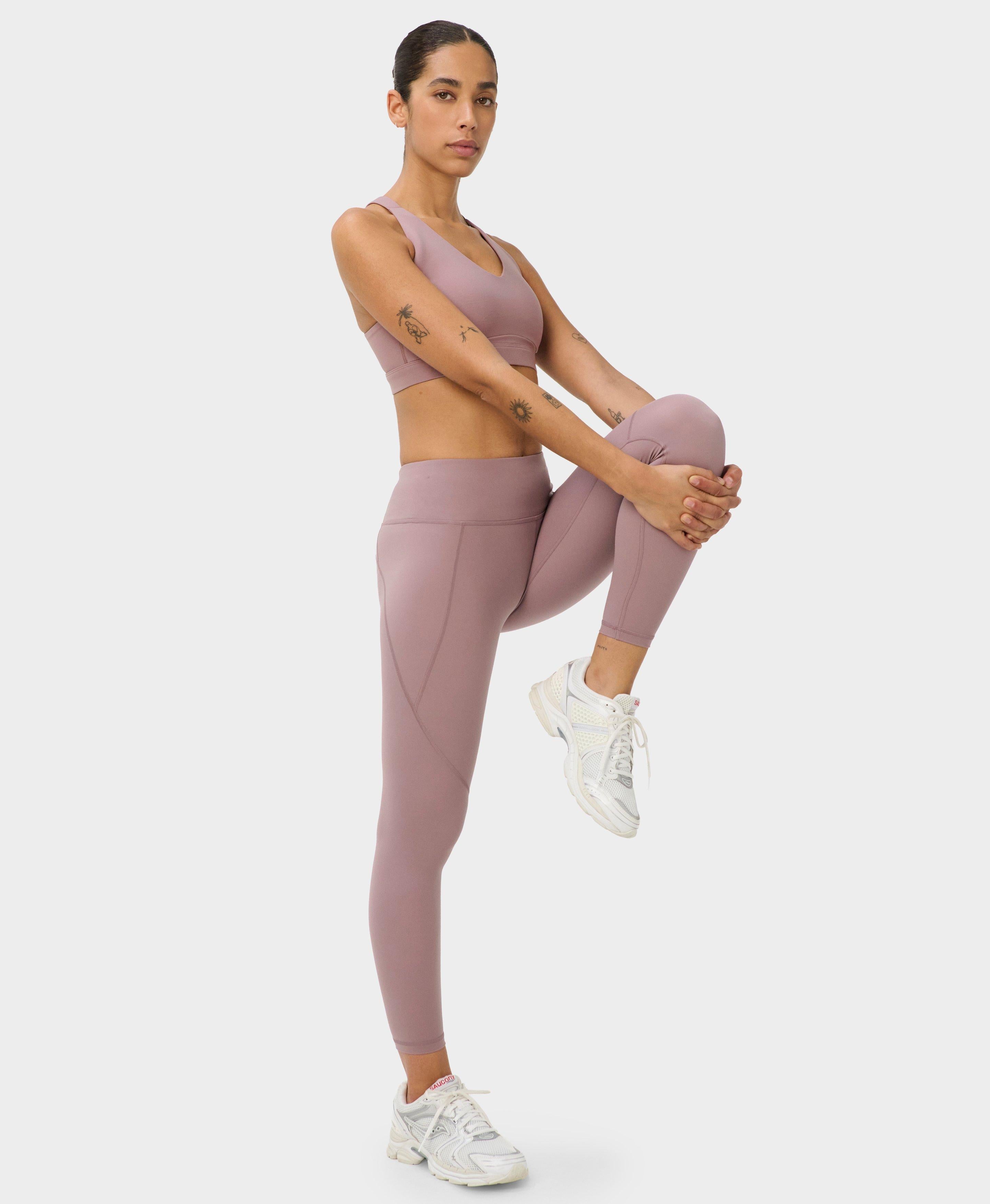 Power 7/8 Workout Leggings - Duskberry Purple - 7/8 Length