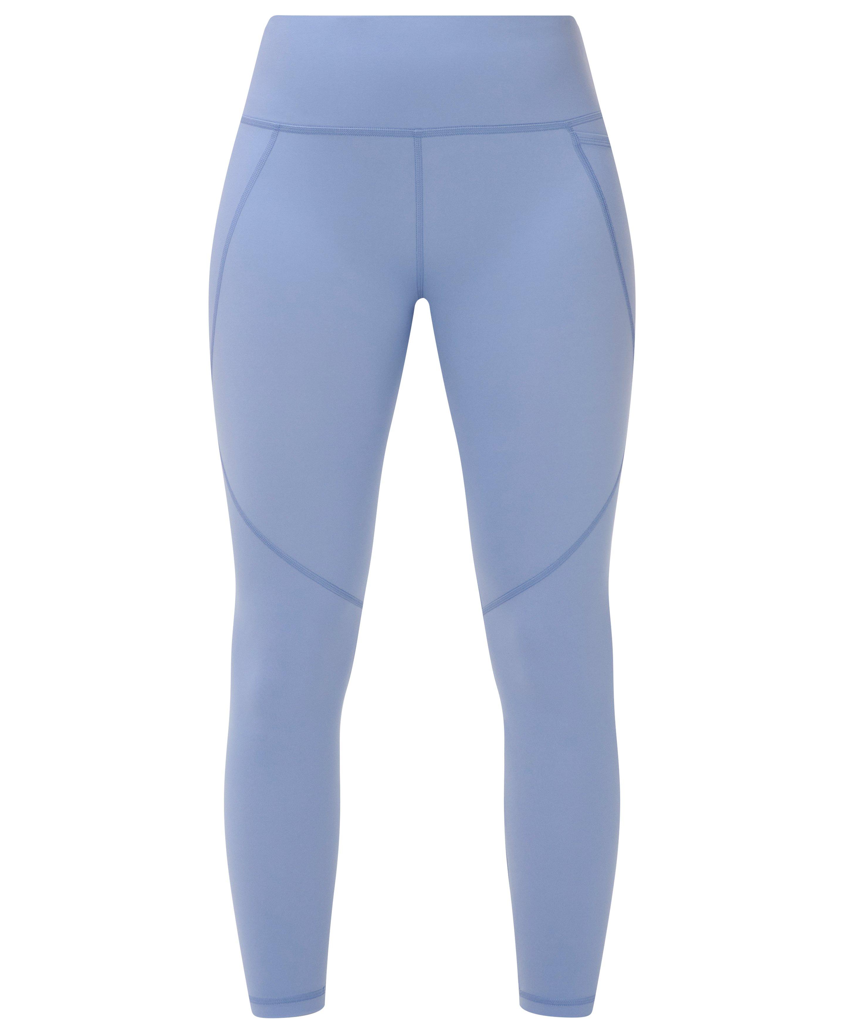 Power Workout Leggings - Faded Blue - Full Length