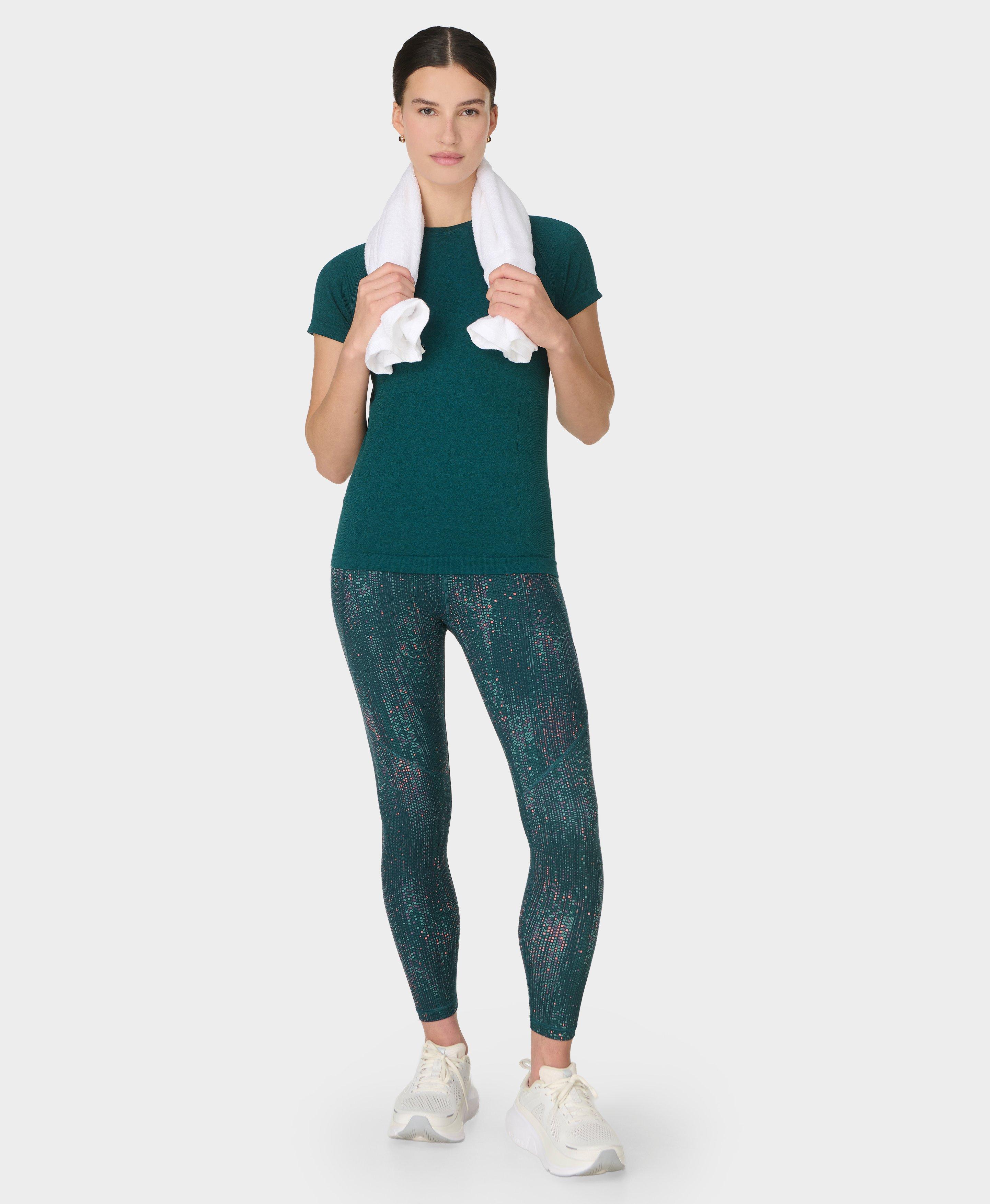Power 7/8 Workout Leggings - Navy Blue - 7/8 Length