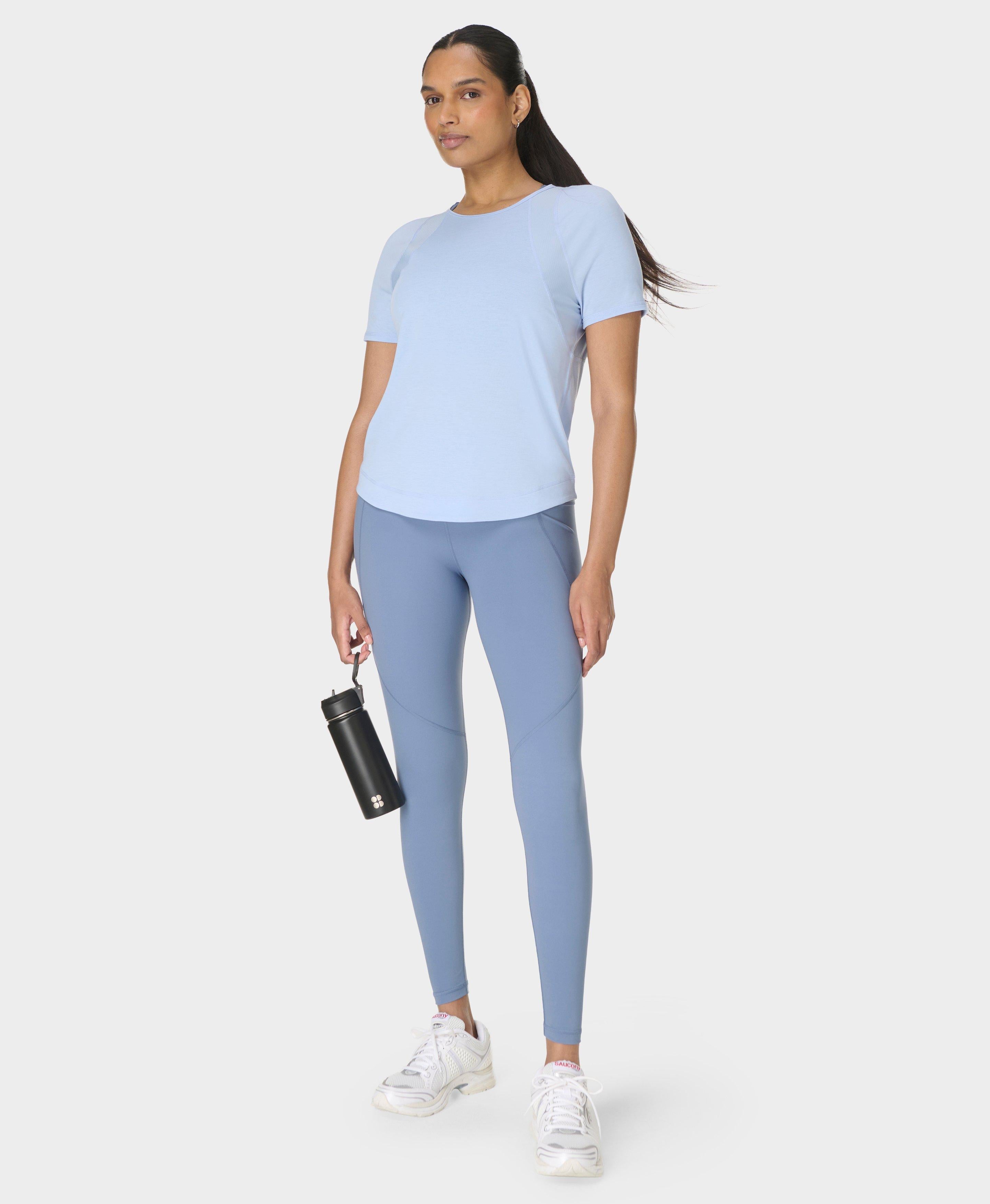 Power Workout Leggings - Slate Grey - Full Length