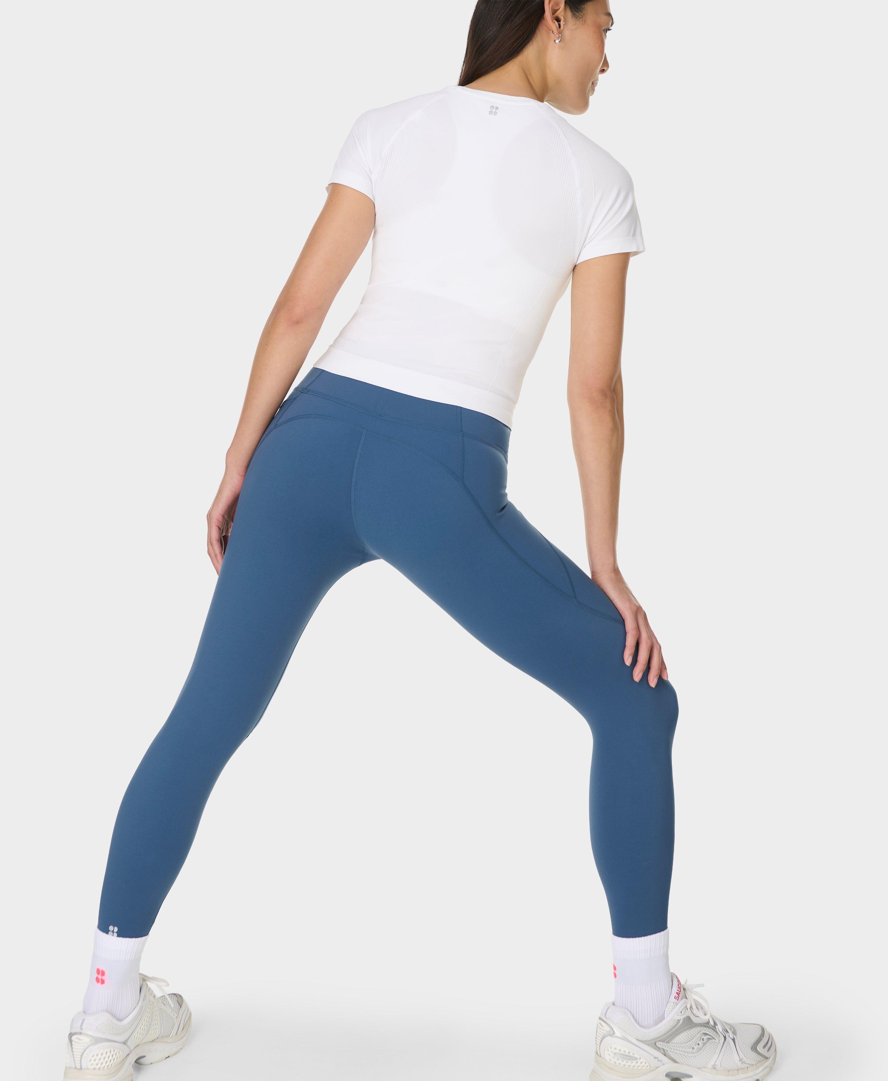 Power 7/8 Workout Leggings - Nordic Blue - 7/8 Length