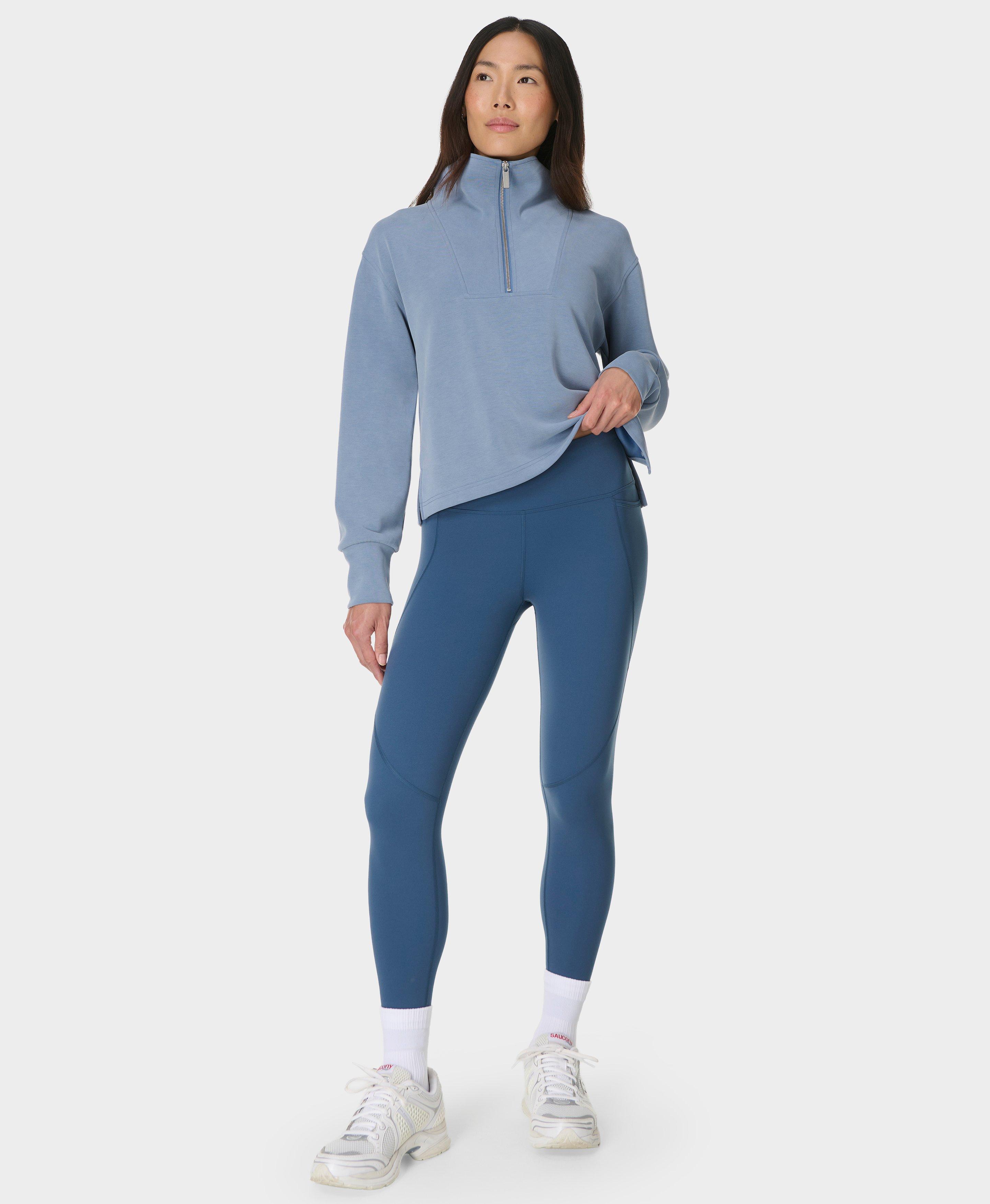 Power Workout Leggings - Nordic Blue - Full Length