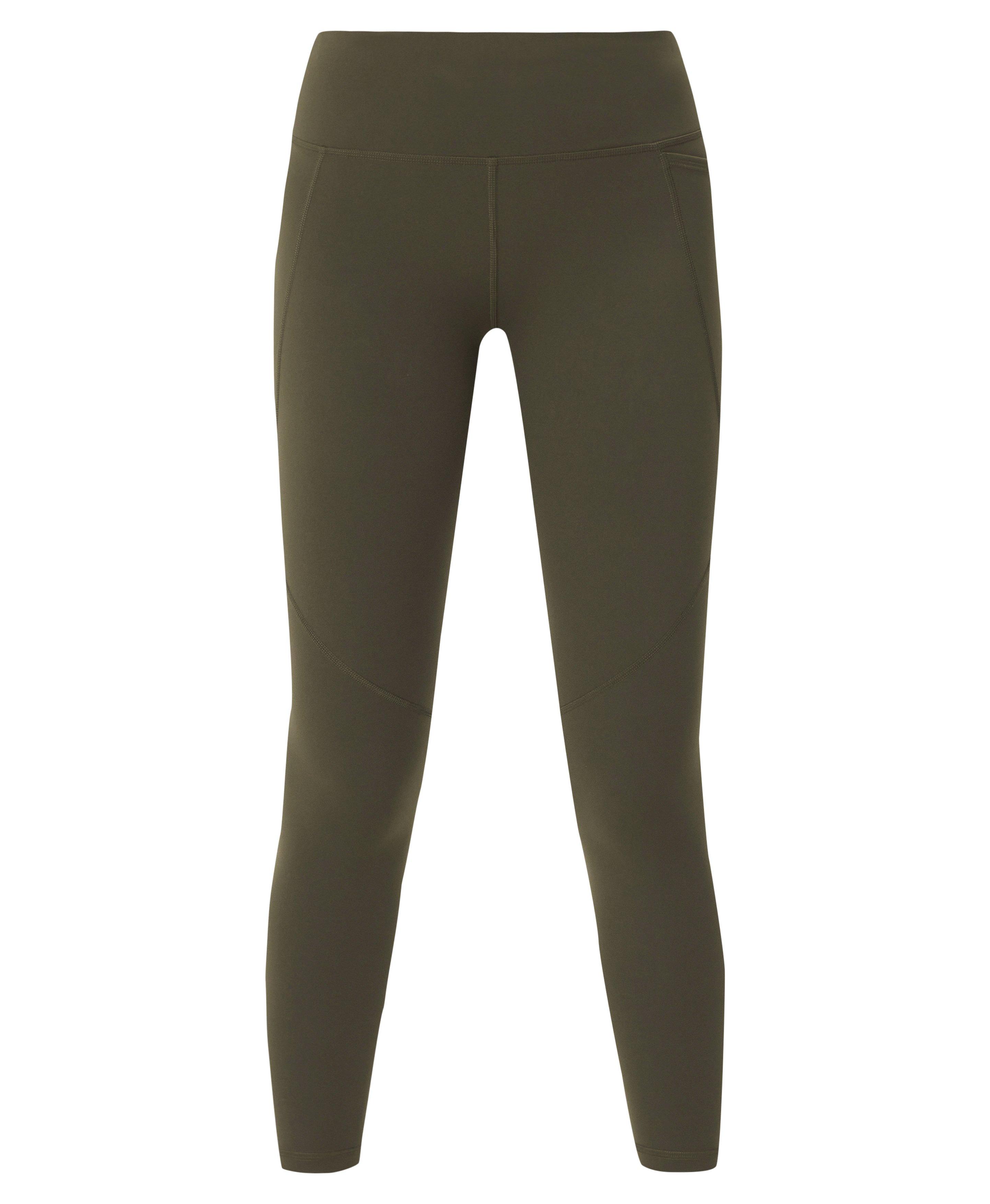Power Workout Leggings - Nori Green - Full Length
