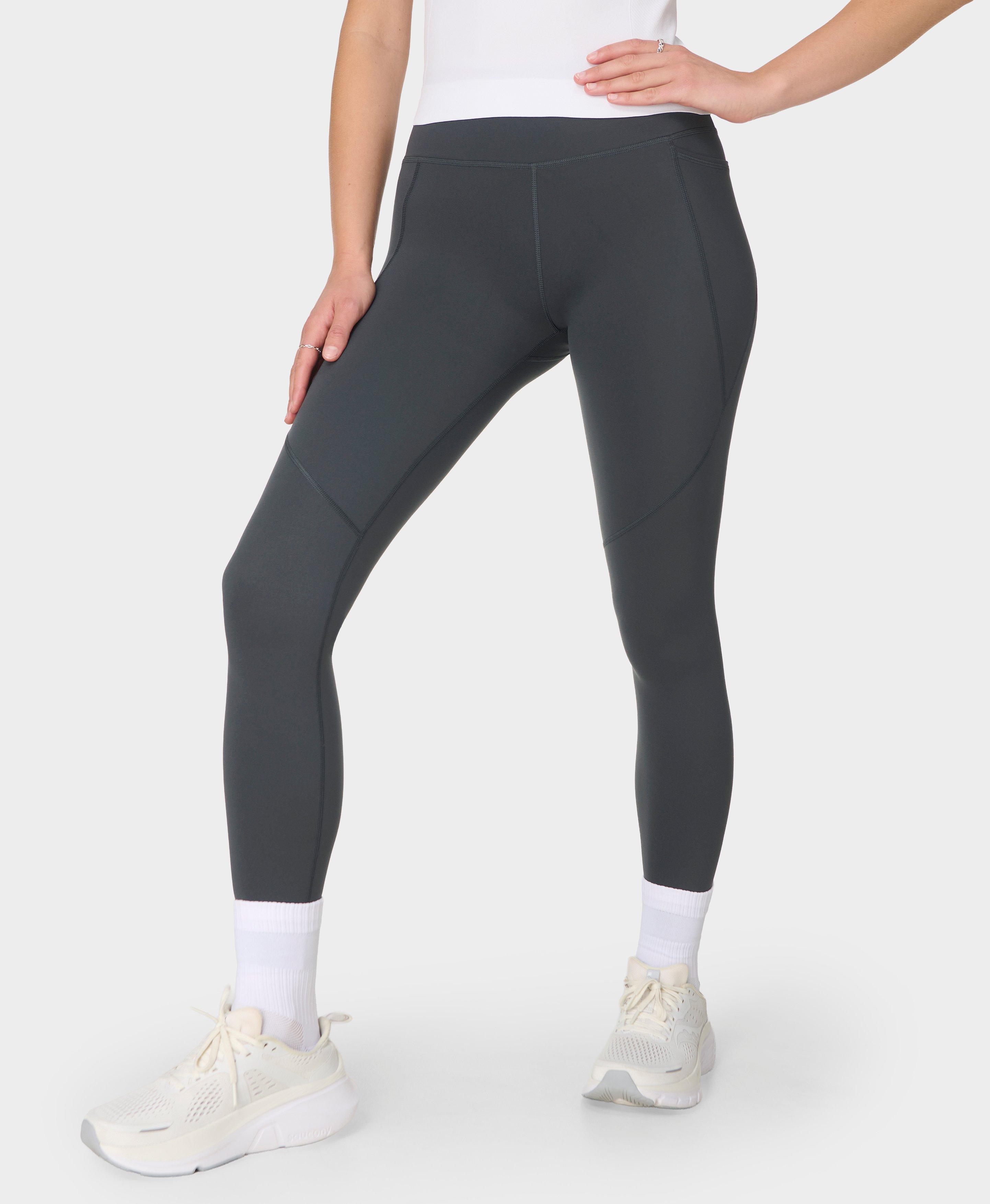 Power Workout Leggings - Slate Grey - Full Length