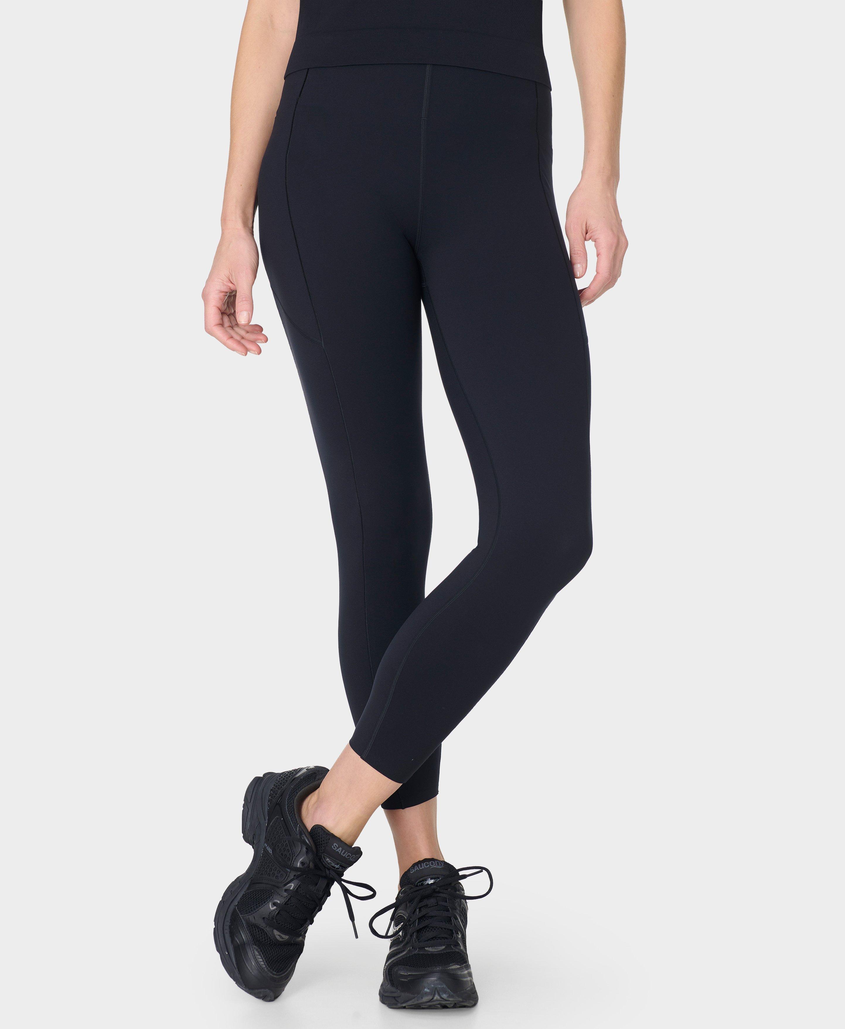Power UltraSculpt High-Waisted 7/8 Workout Leggings - Black - 7/8 Length