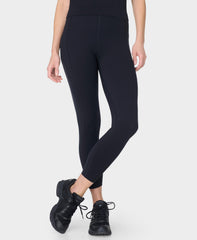 Power UltraSculpt High-Waisted 7/8 Workout Leggings - Black - 7/8 Length