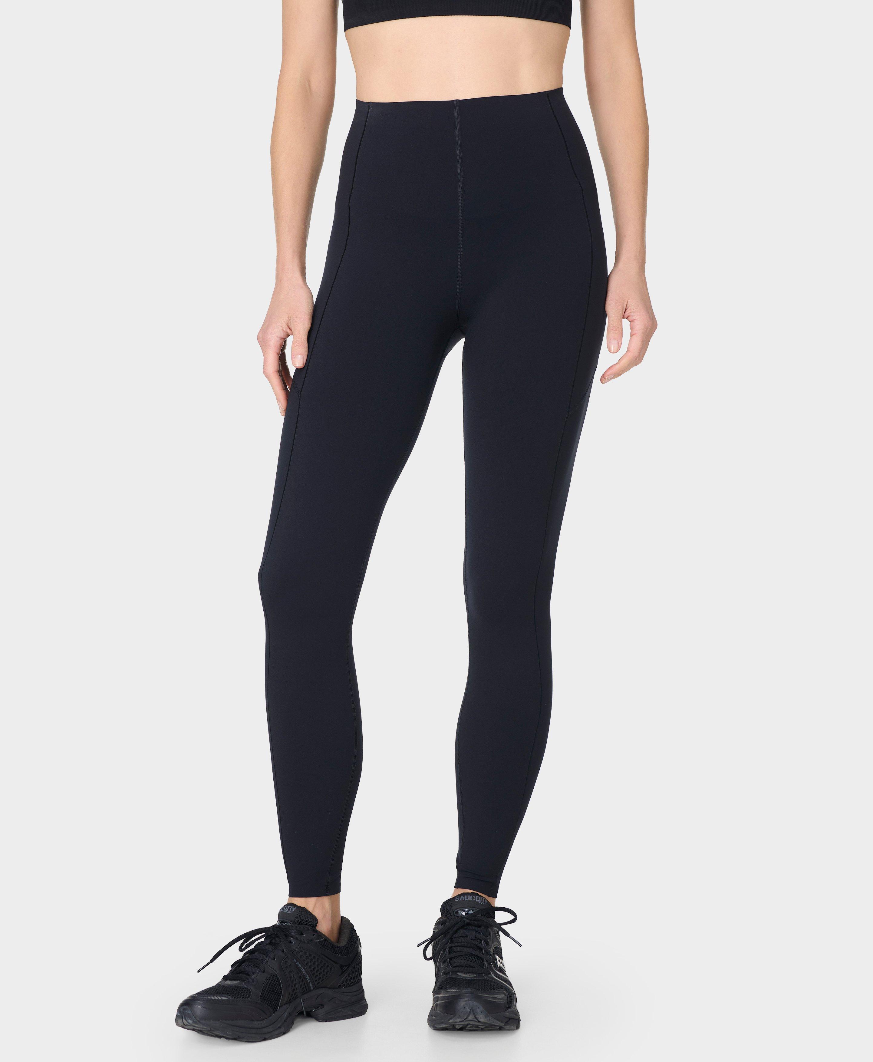 Power UltraSculpt High-Waisted Workout Leggings - Black - Full Length