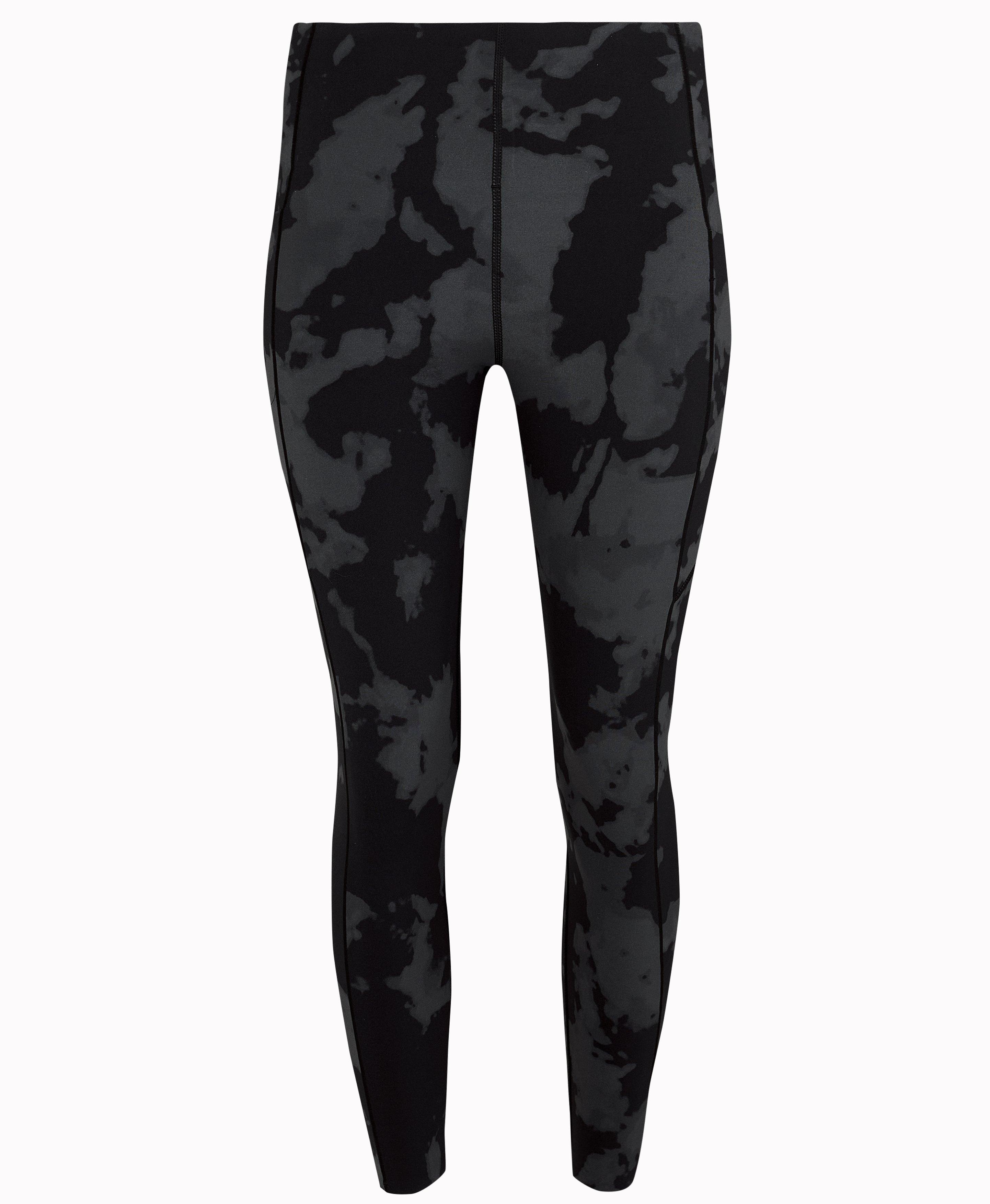 Power UltraSculpt High-Waisted 7/8 Workout Leggings - Brown Soft Fade Print - 7/8 Length