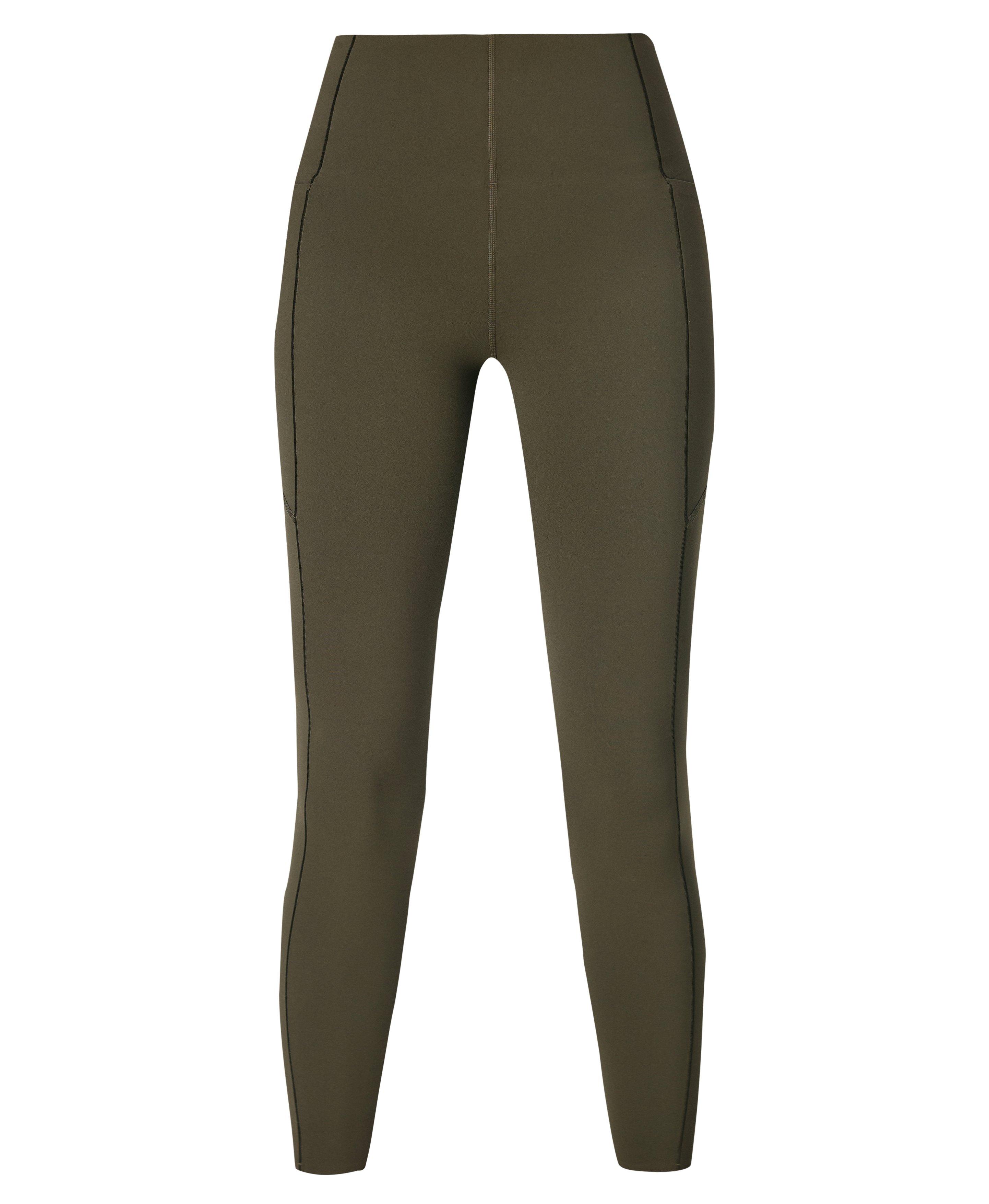 Power UltraSculpt High-Waisted Workout Leggings - Nori Green - Full Length