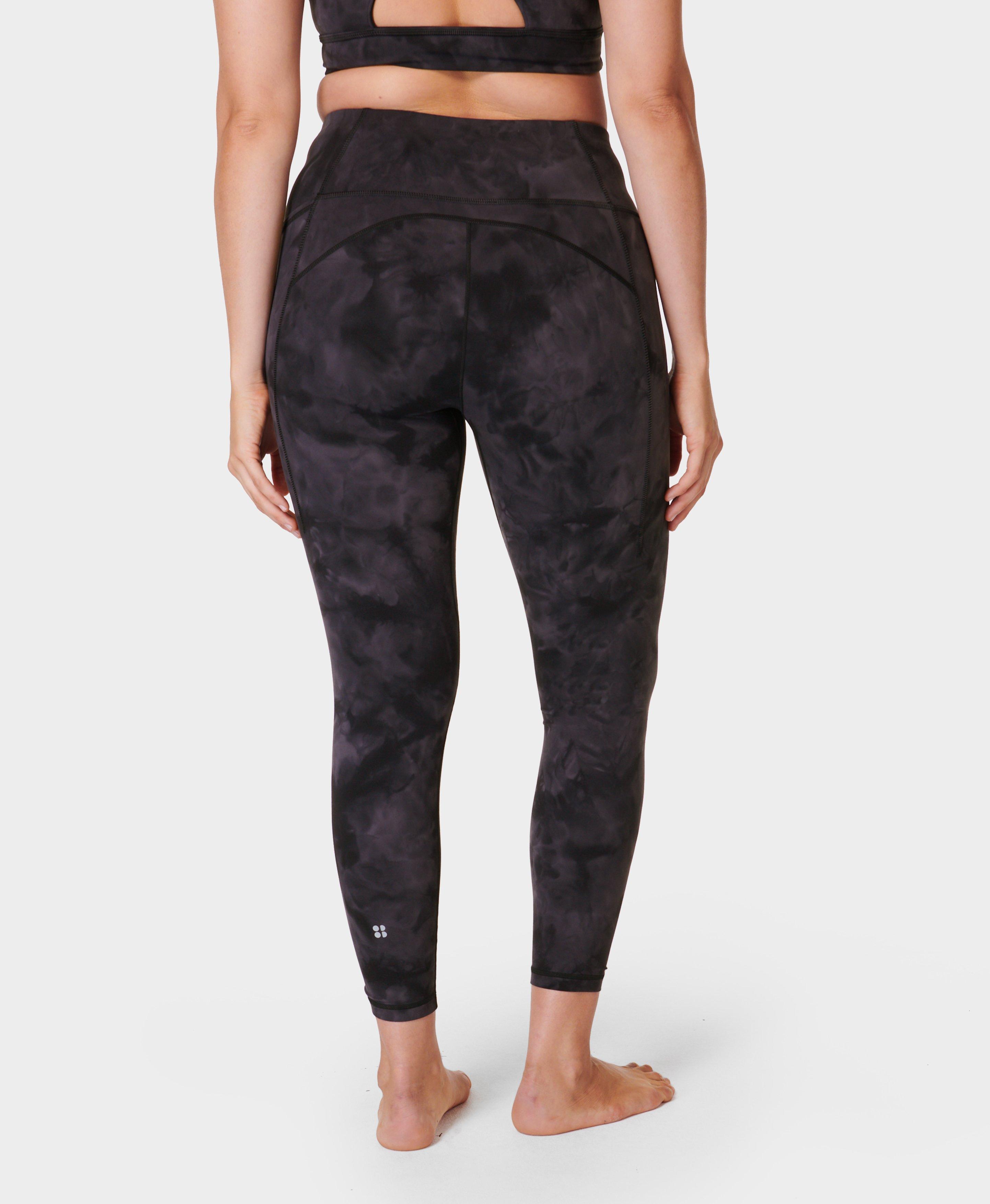 Super Soft 7/8 Yoga Leggings - Black - 7/8 Length
