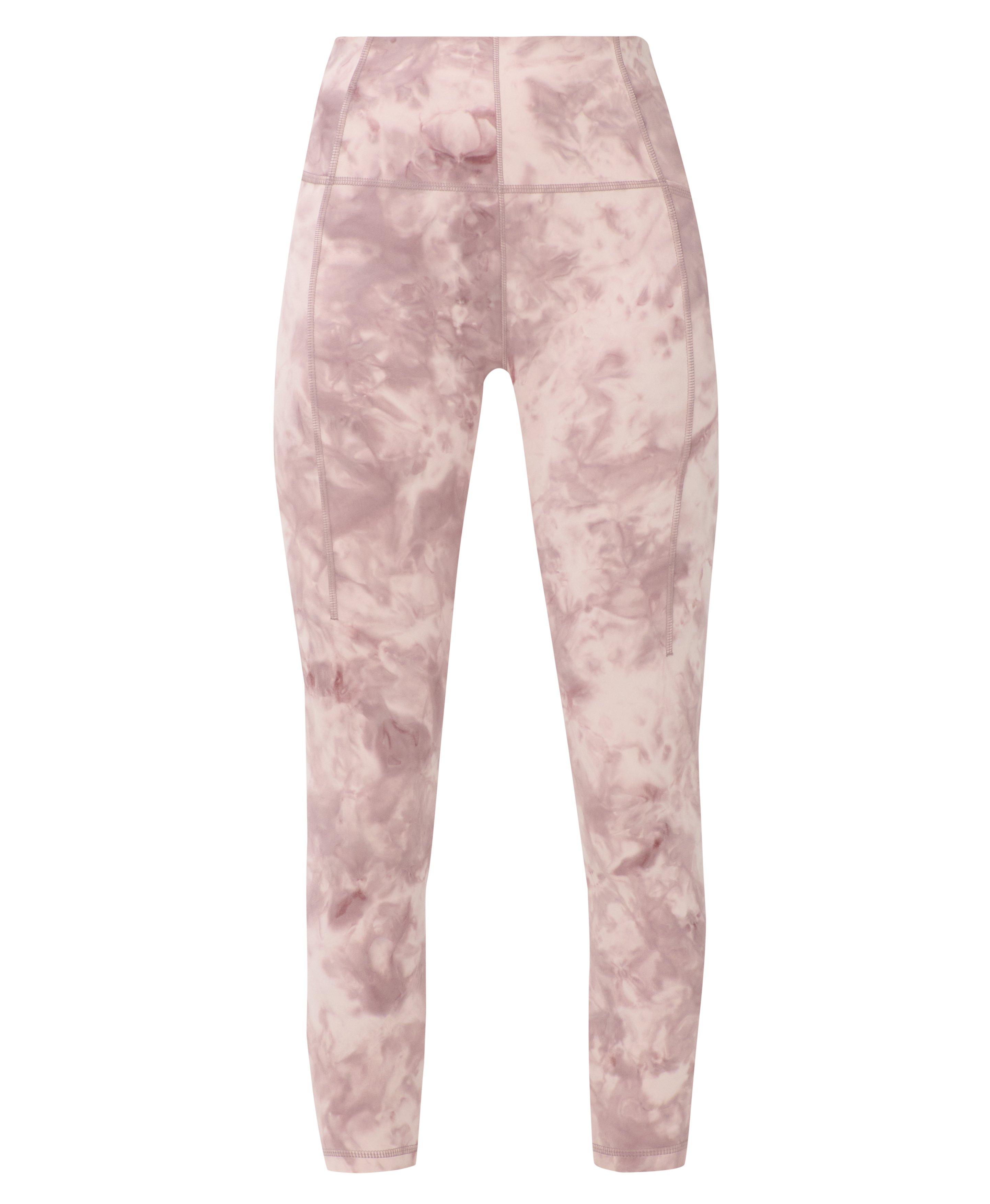 Super Soft Yoga Leggings - Duskberry Purple Spray Dye - Full Length